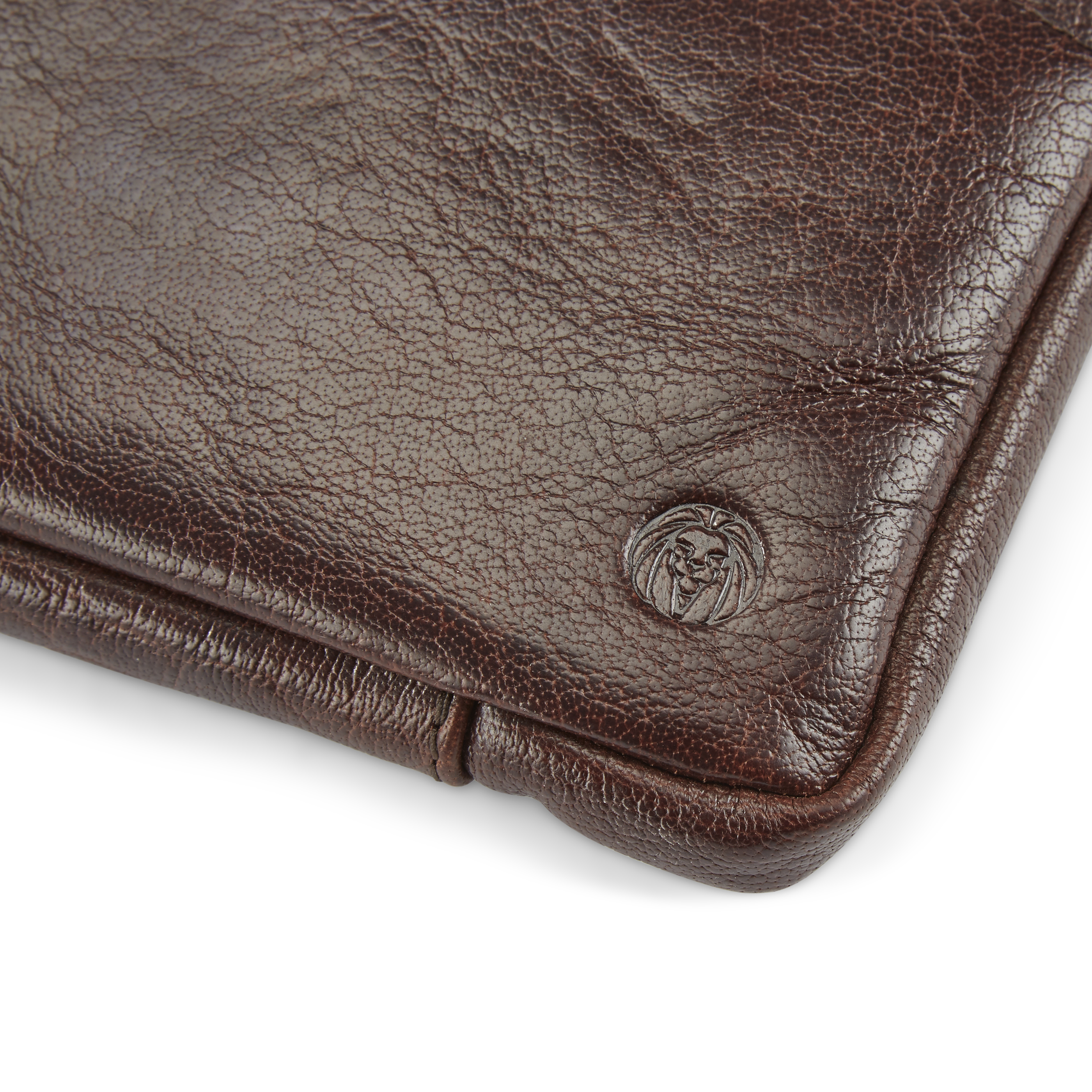California Brown Leather Laptop Sleeve - 7