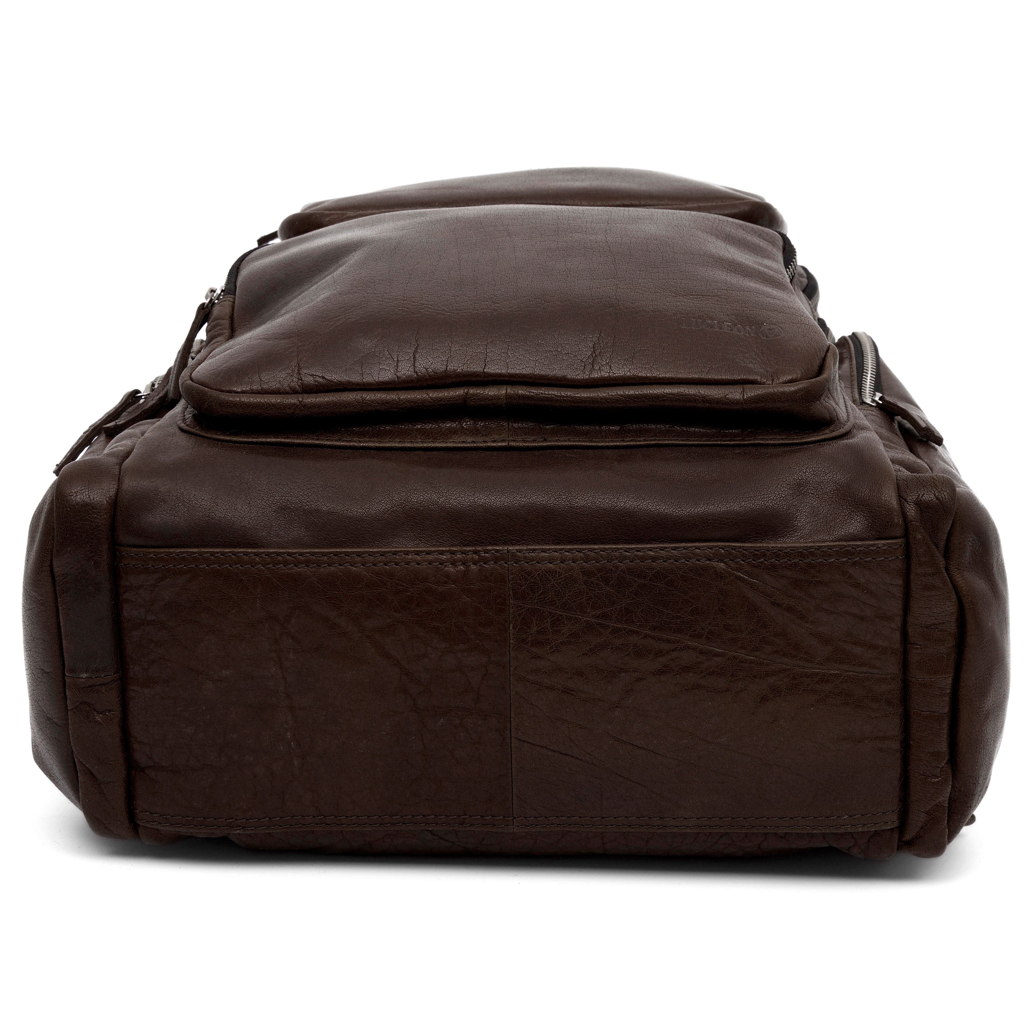 Montreal Brun Läderryggsäck - 6
