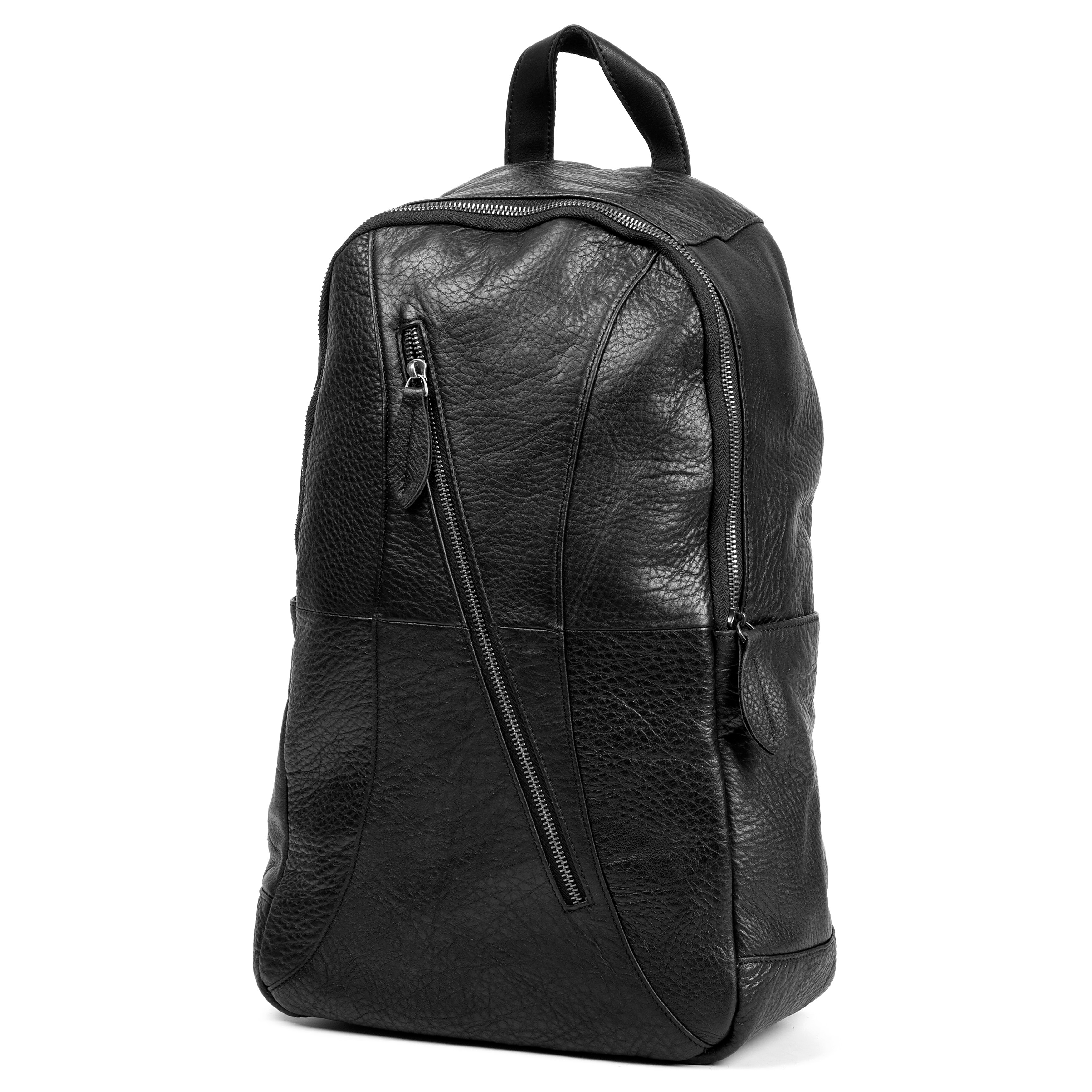 Smart Sort Delton Læderrygsæk - 1