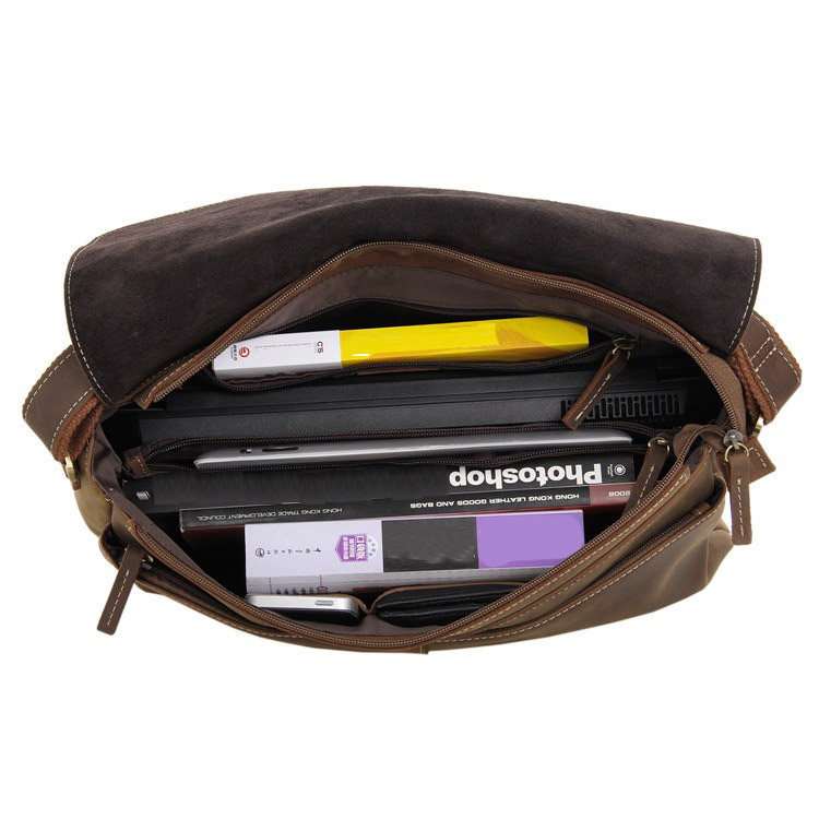 Braune Ledertasche Tsar  - 12