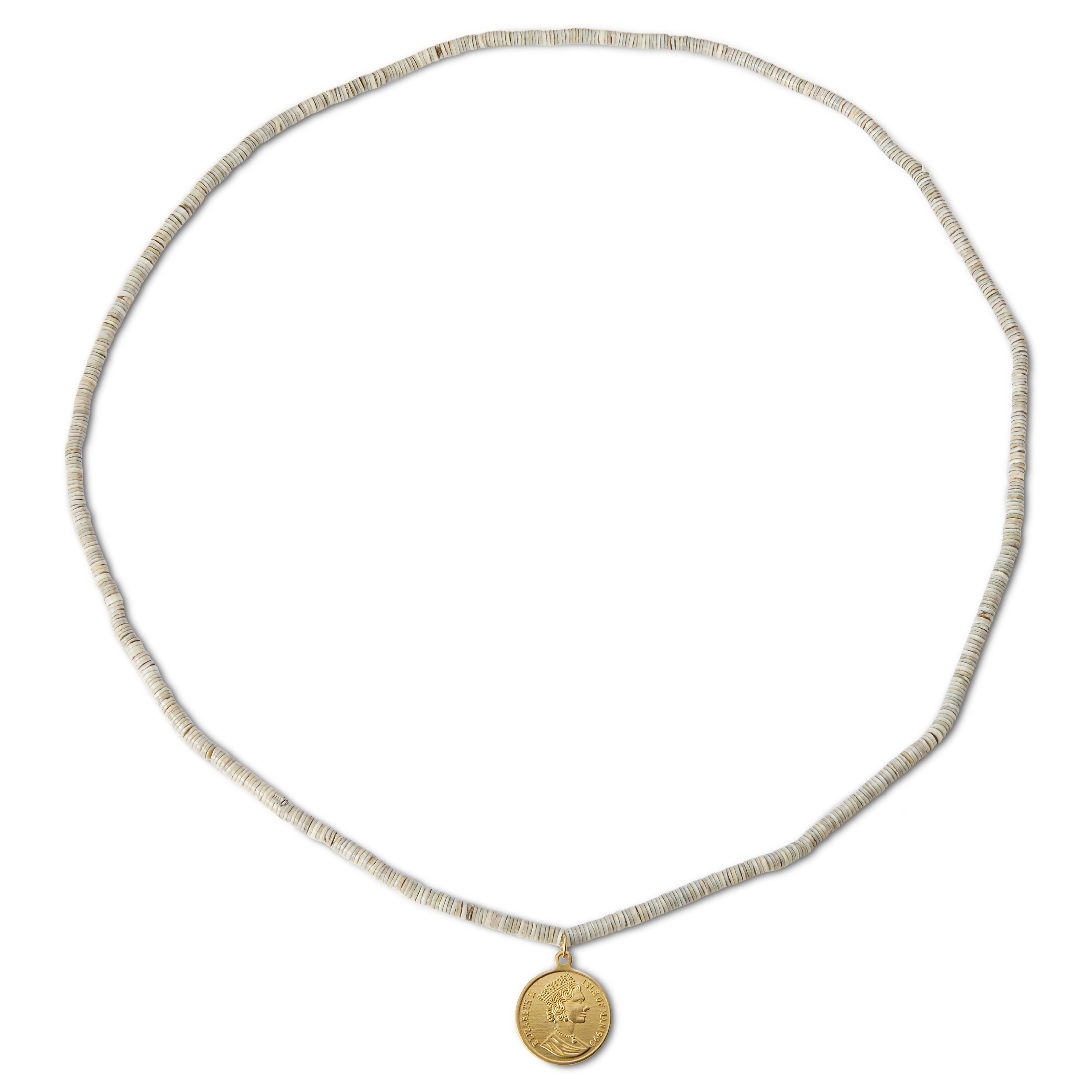 Κολιέ με Κέρμα Wicta Grey - 3