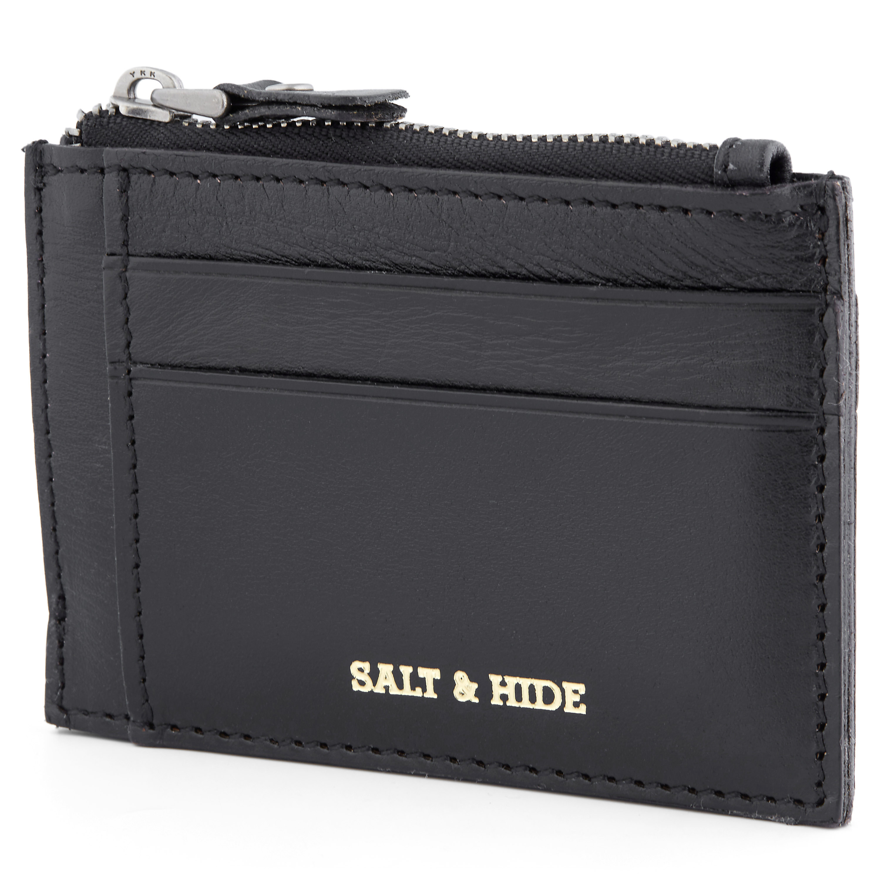 Czarny skórzany portfel Osias - 1