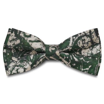 Virtuo | Dark Green Paisley Silk Pre-tied Bow Tie Virtuo | Dark Green Paisley Silk Pre-tied Bow Tie