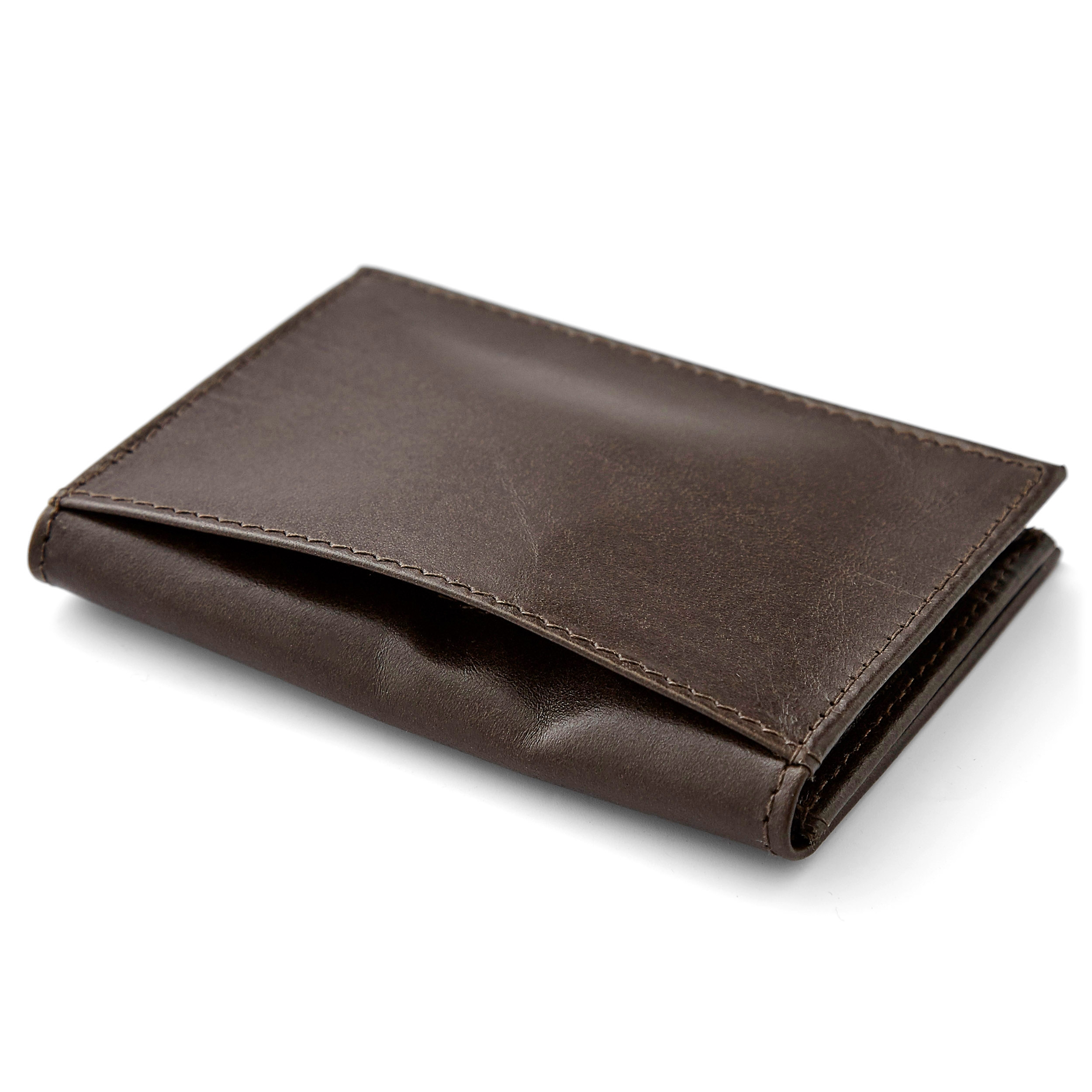 Brown Bifold Card Holder with RFID blocker - 3