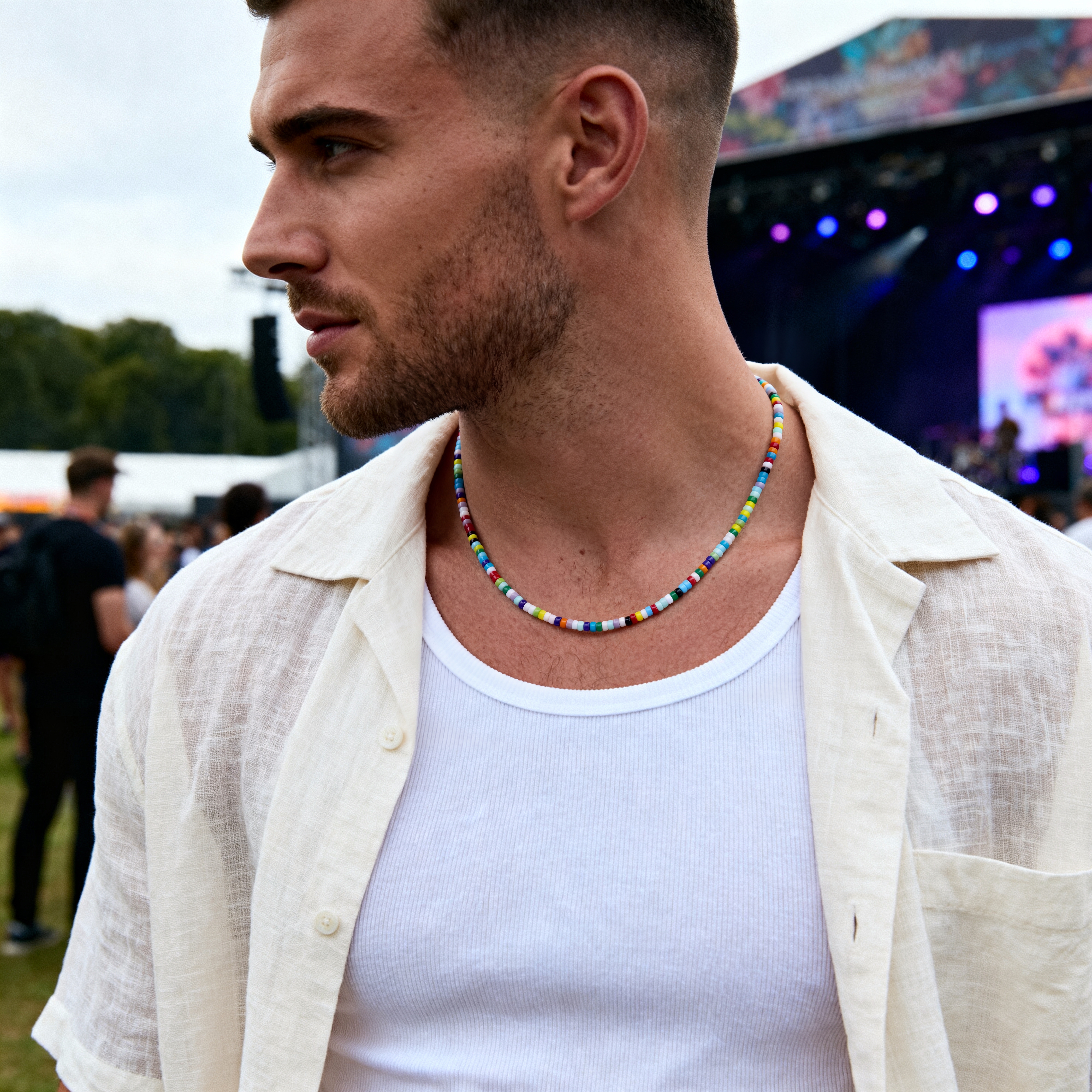 Pearlmania | Collier multicolore Colour Wheel - 3