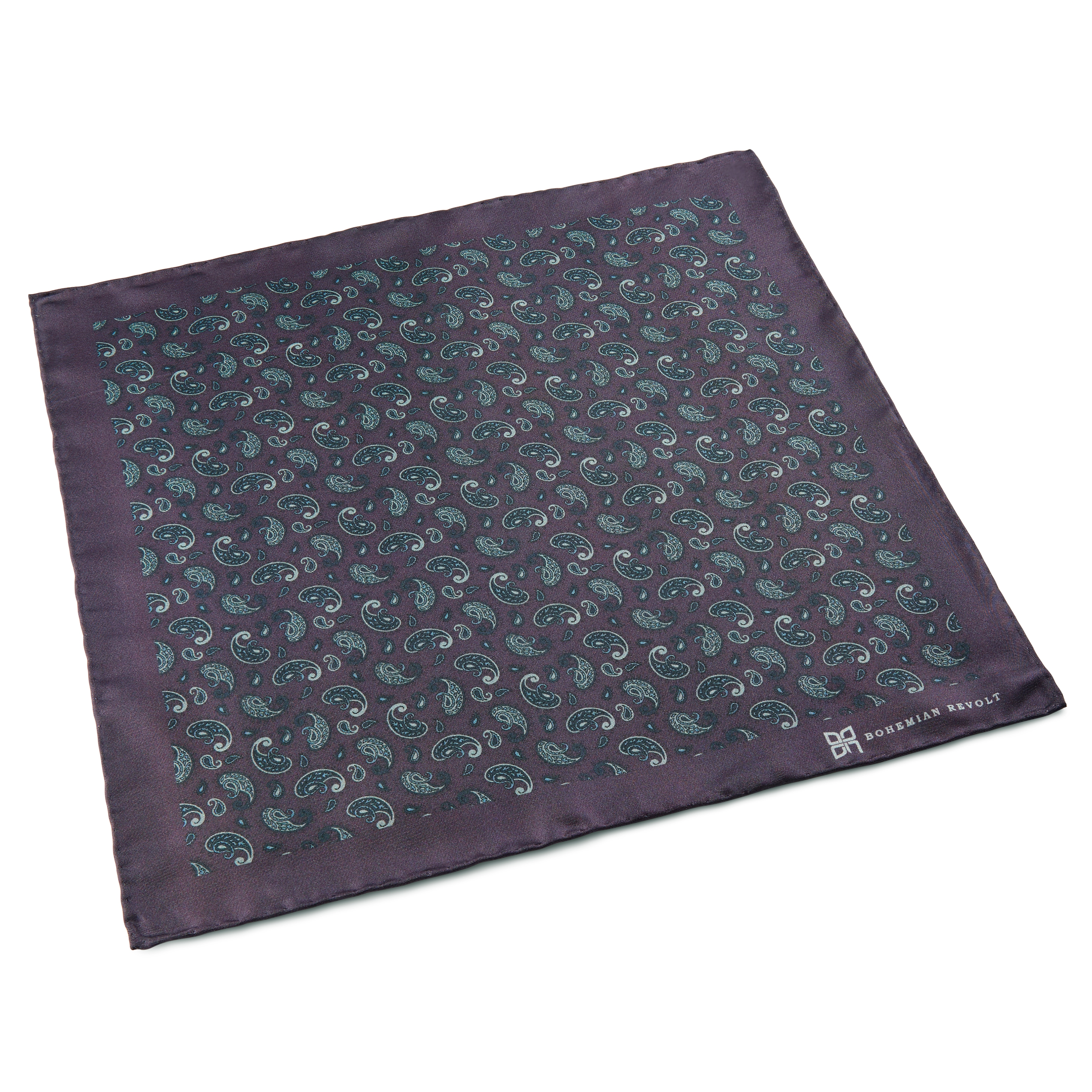 Brenton Boho Seiden Einstecktuch - 2