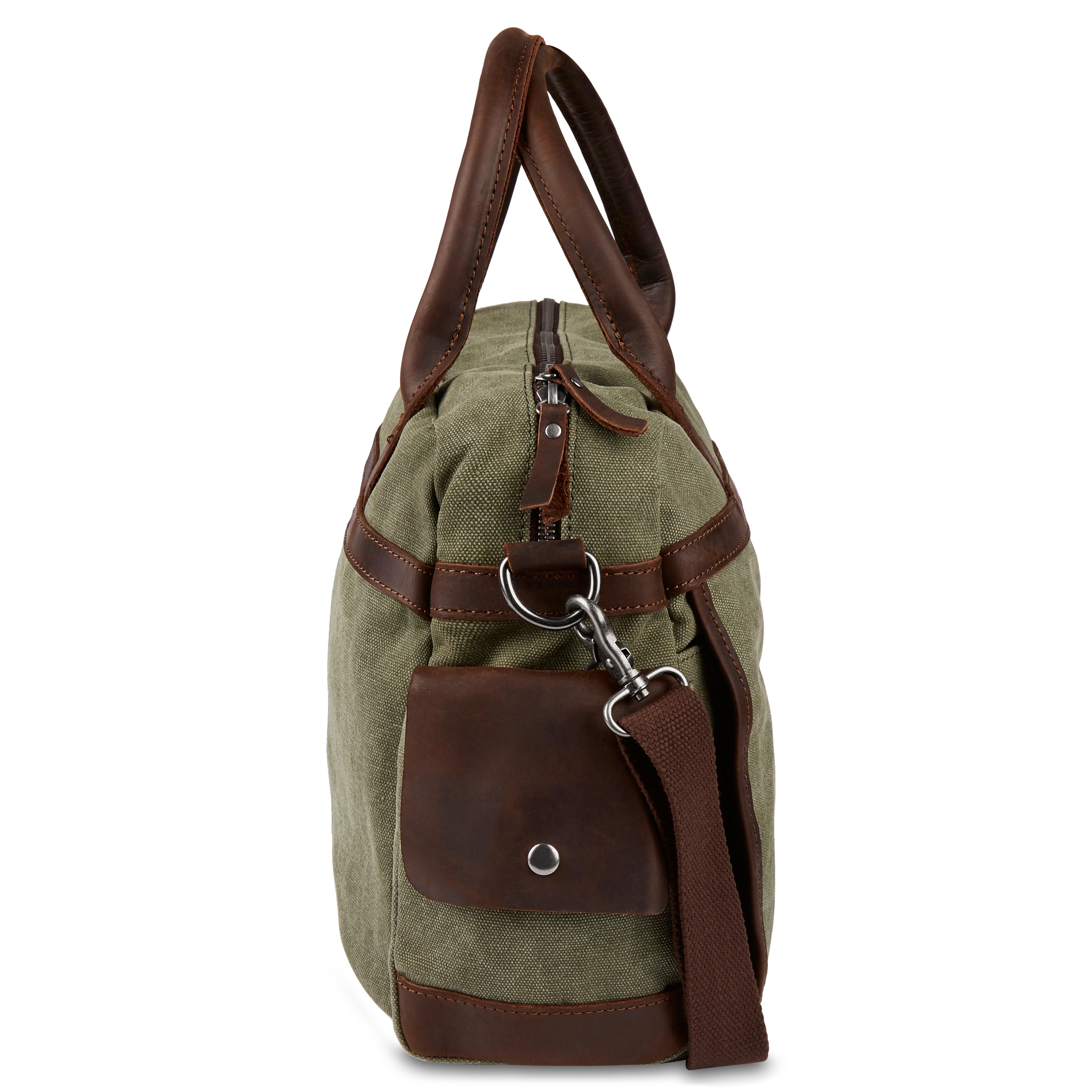 Sigurd Green & Brown Laptop Bag - 5