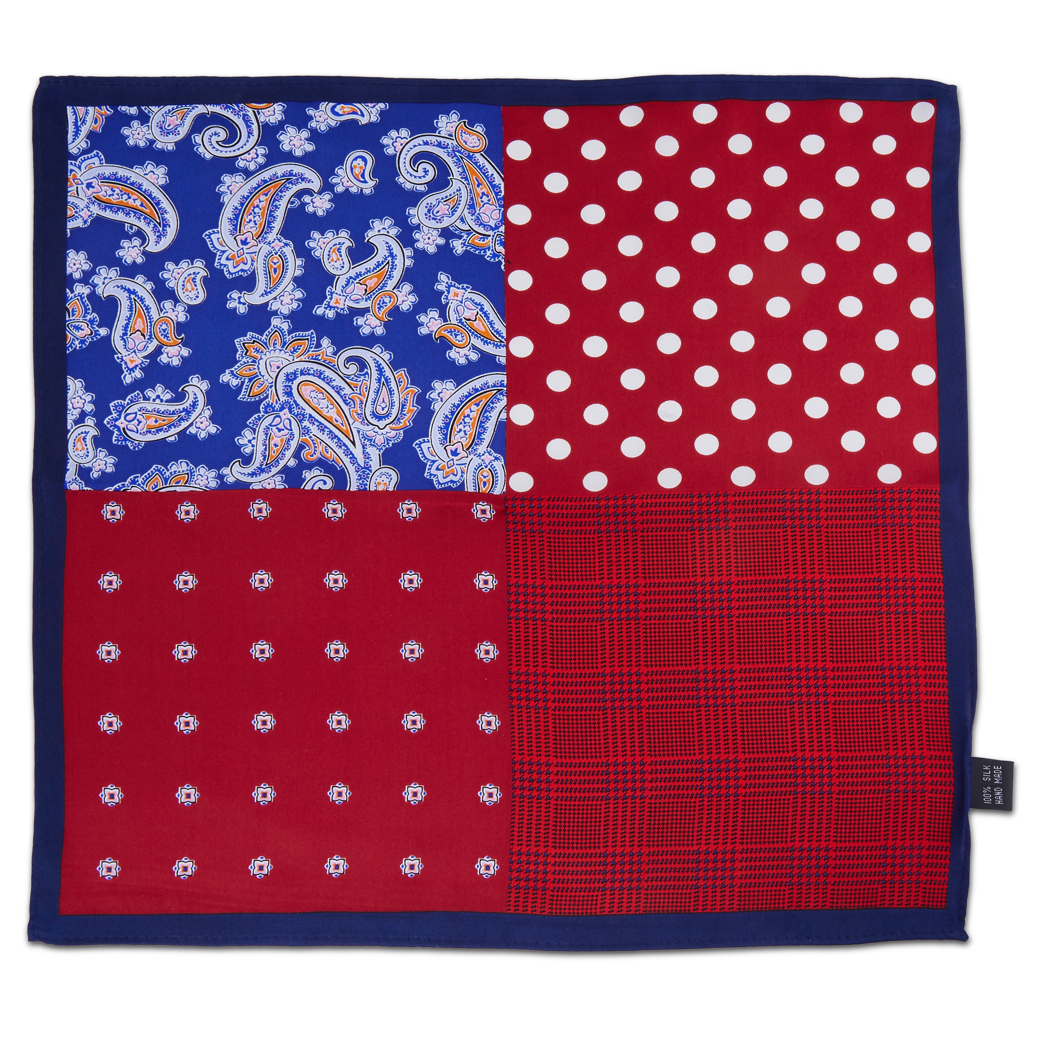 Rode Patchwork Pochet - 3