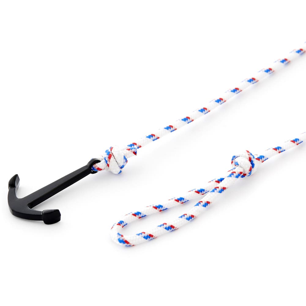 hover: White & Black Anchor Bracelet hover: White & Black Anchor Bracelet