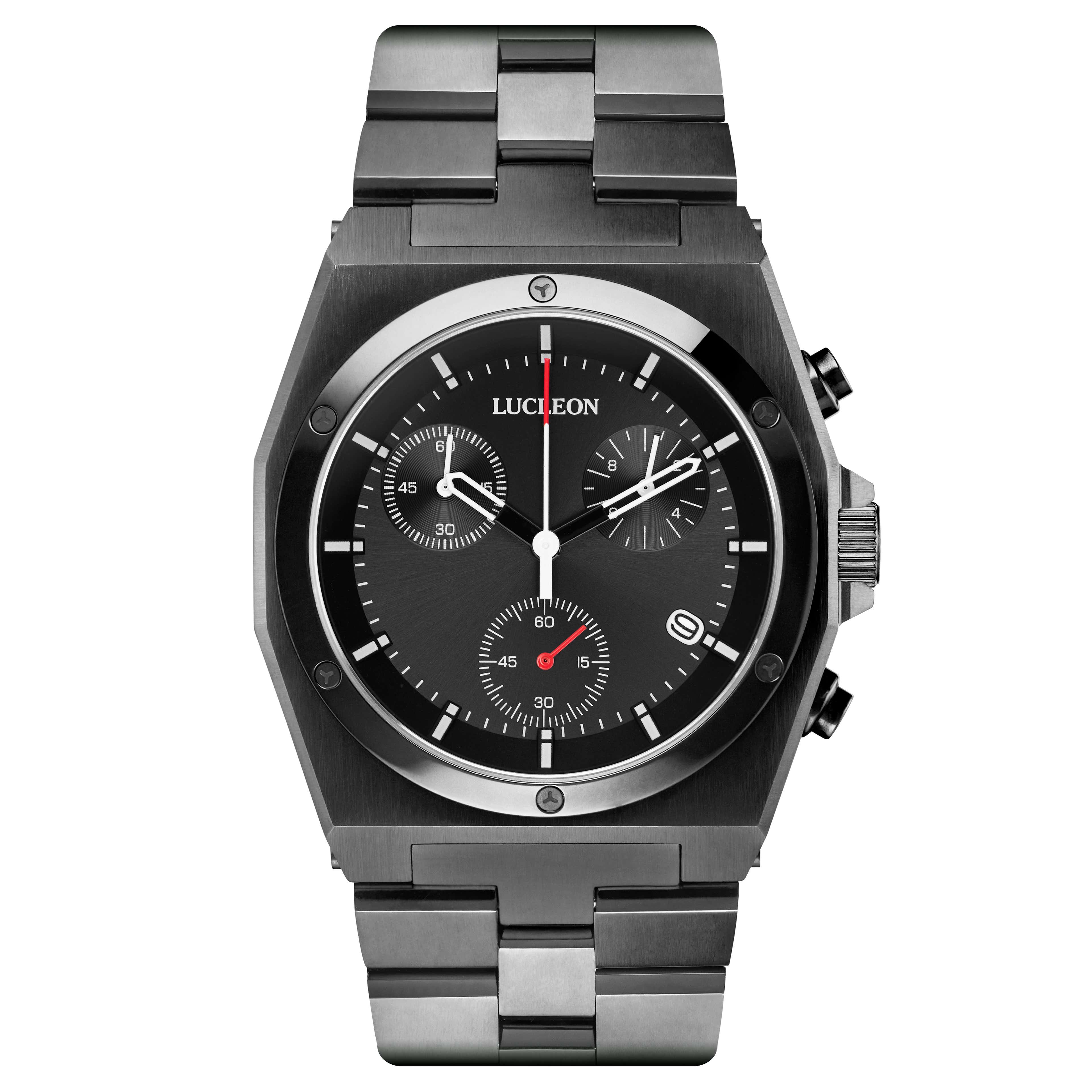 Lavon Ray Stainless Steel Chronograph Watch  - 1 - primary thumbnail small_image gallery