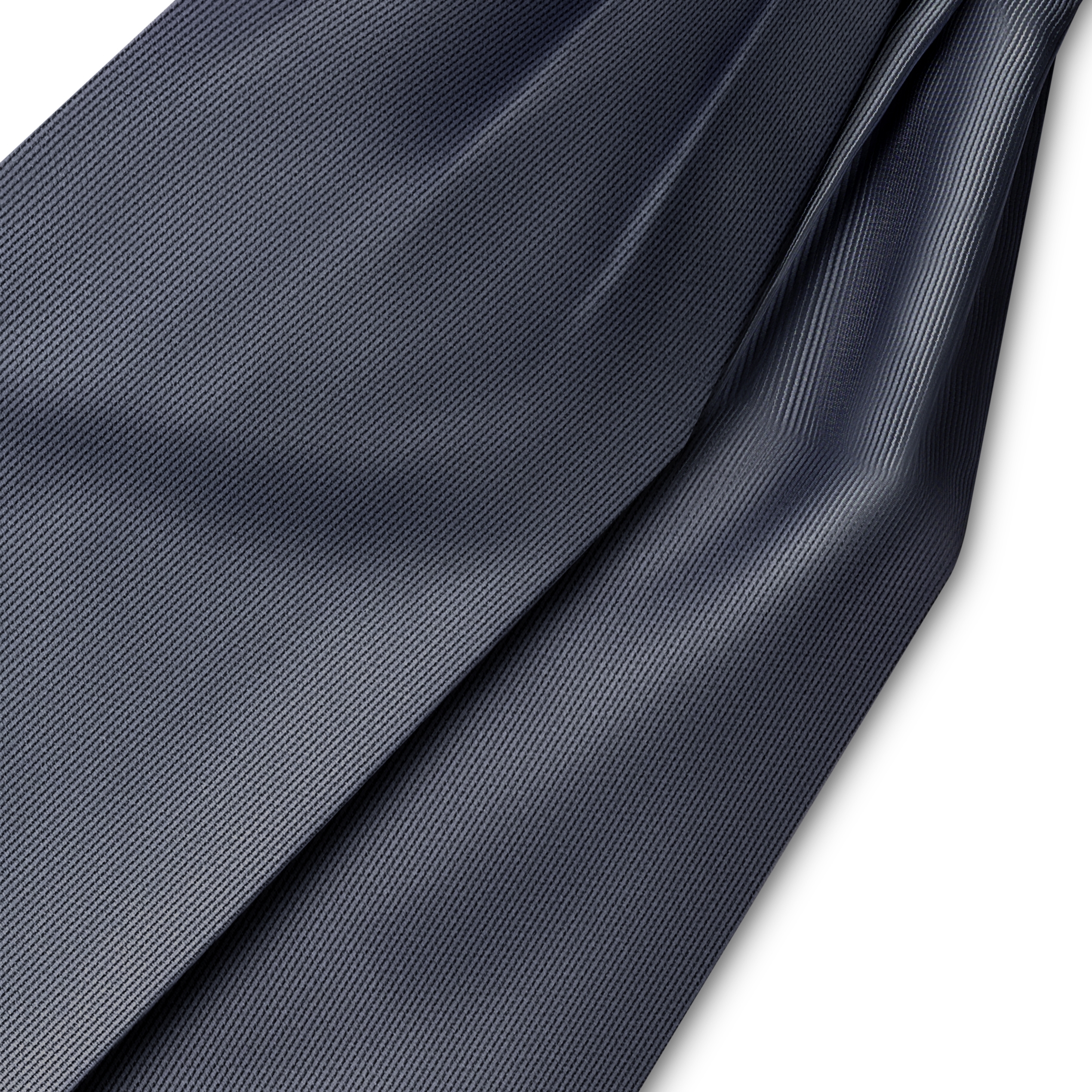 Graphite Grosgrain Cravat - 2