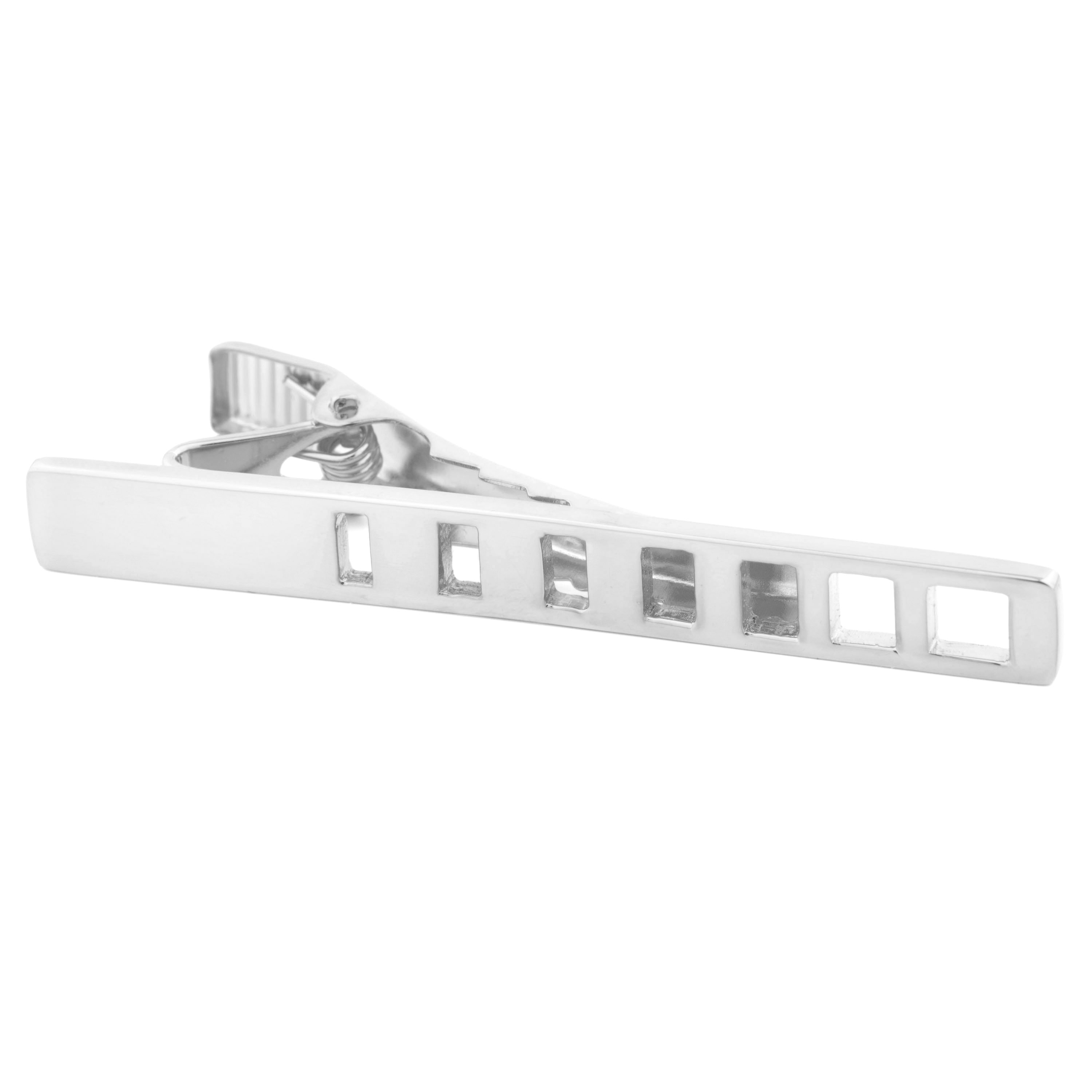 Set cu accesorii din argint 925s cu model cu găuri gradate - 6