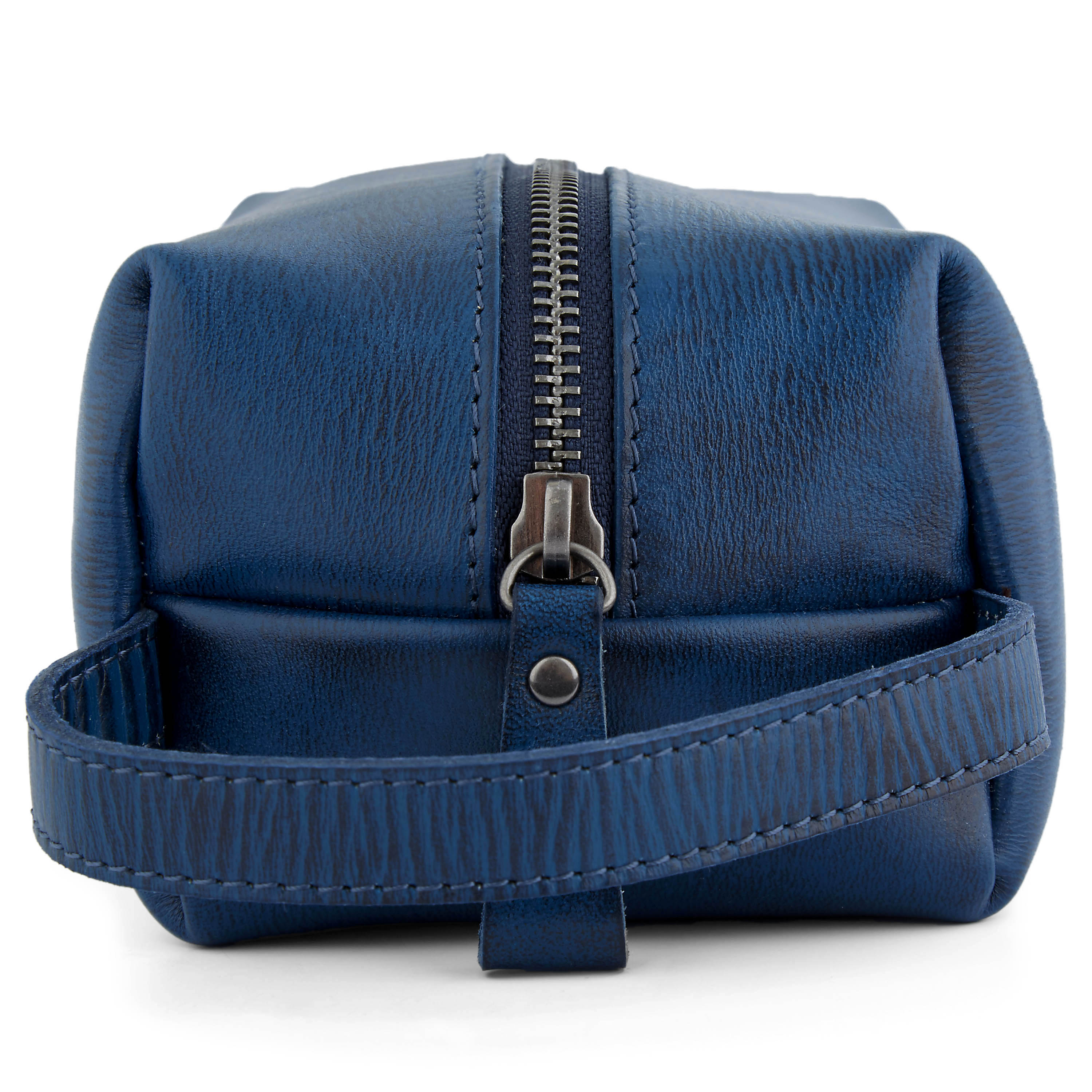 Neceser de cuero azul - 6