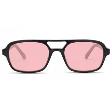 Spectrum | Smoky Black & Pink Aviator Sunglasses Spectrum | Smoky Black & Pink Aviator Sunglasses