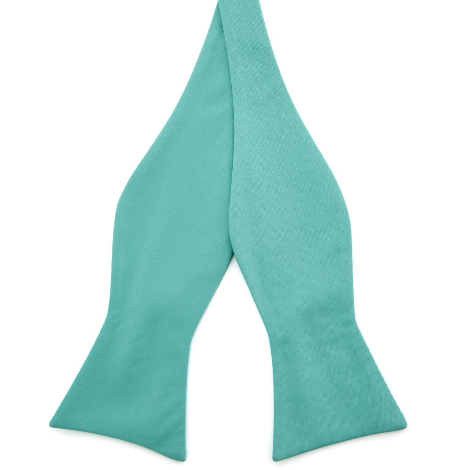 Noeud papillon classique à nouer turquoise Noeud papillon classique à nouer turquoise