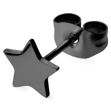 Pendiente de acero con estrella gris Pendiente de acero con estrella gris