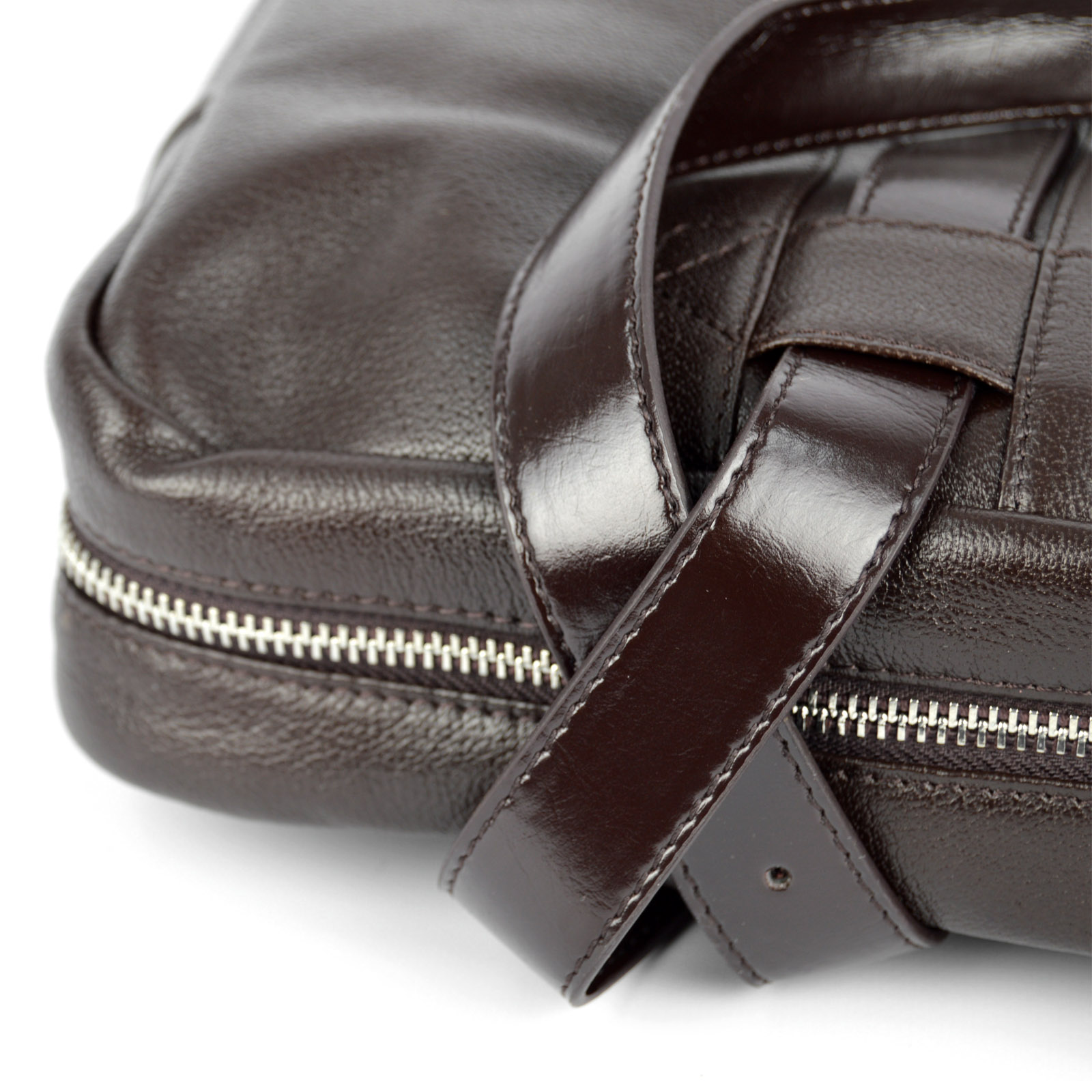 Braune Bucko Ledertasche - 9