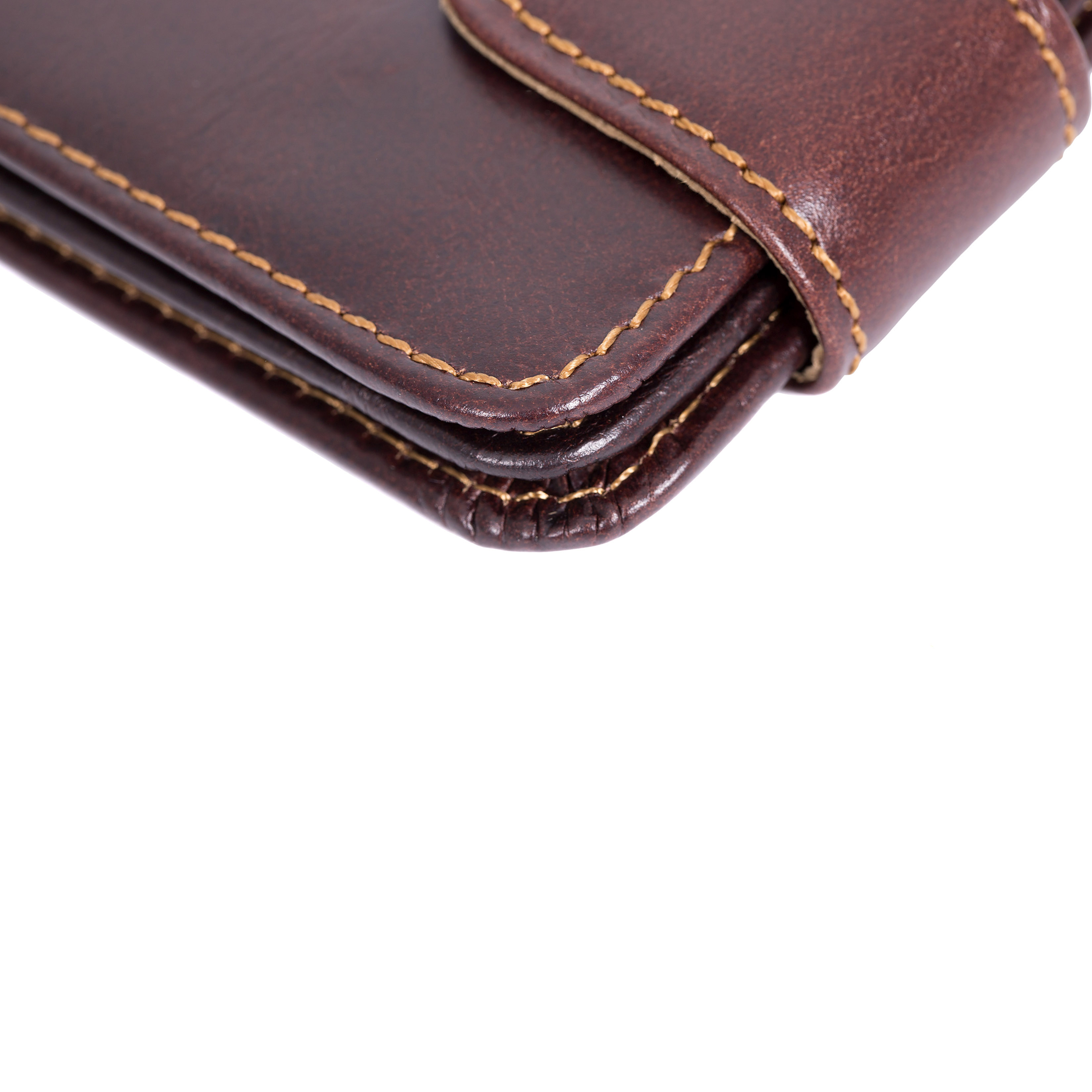 Classic Vintage Brown Card Holder - 9