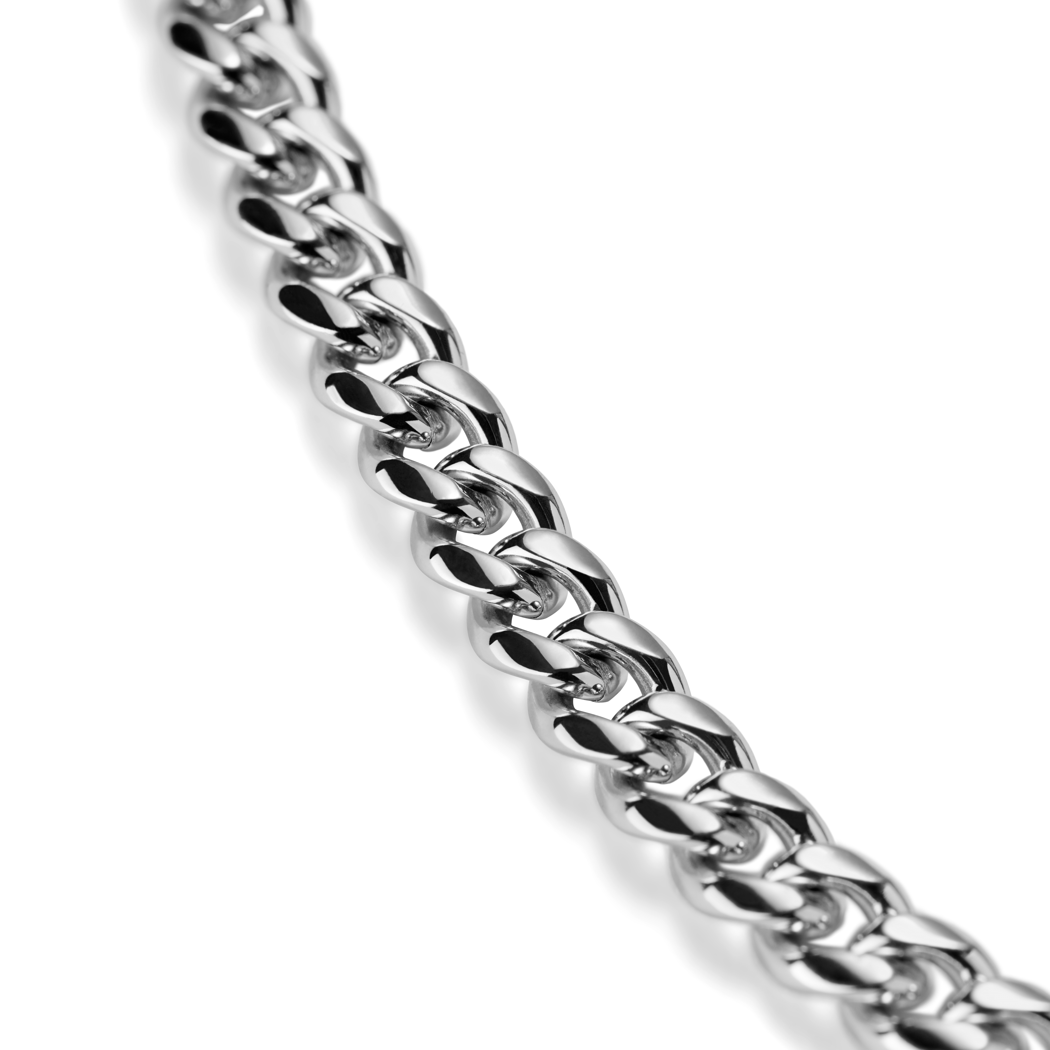 6 mm Silver-Tone Chain Necklace - 5
