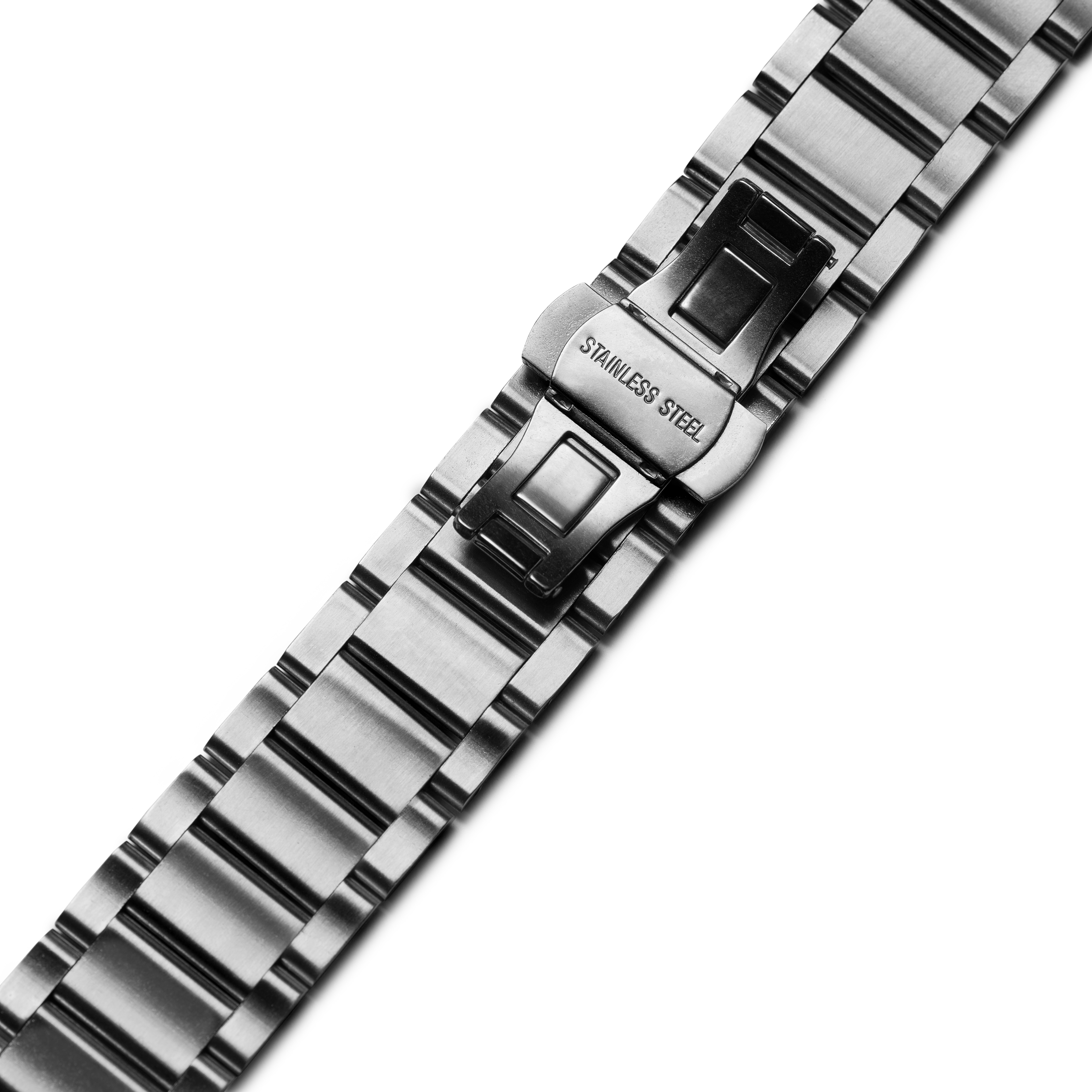Uhrenarmband Edelstahl 21mm silberfarben & goldfarben - Schnellverschluss - 3