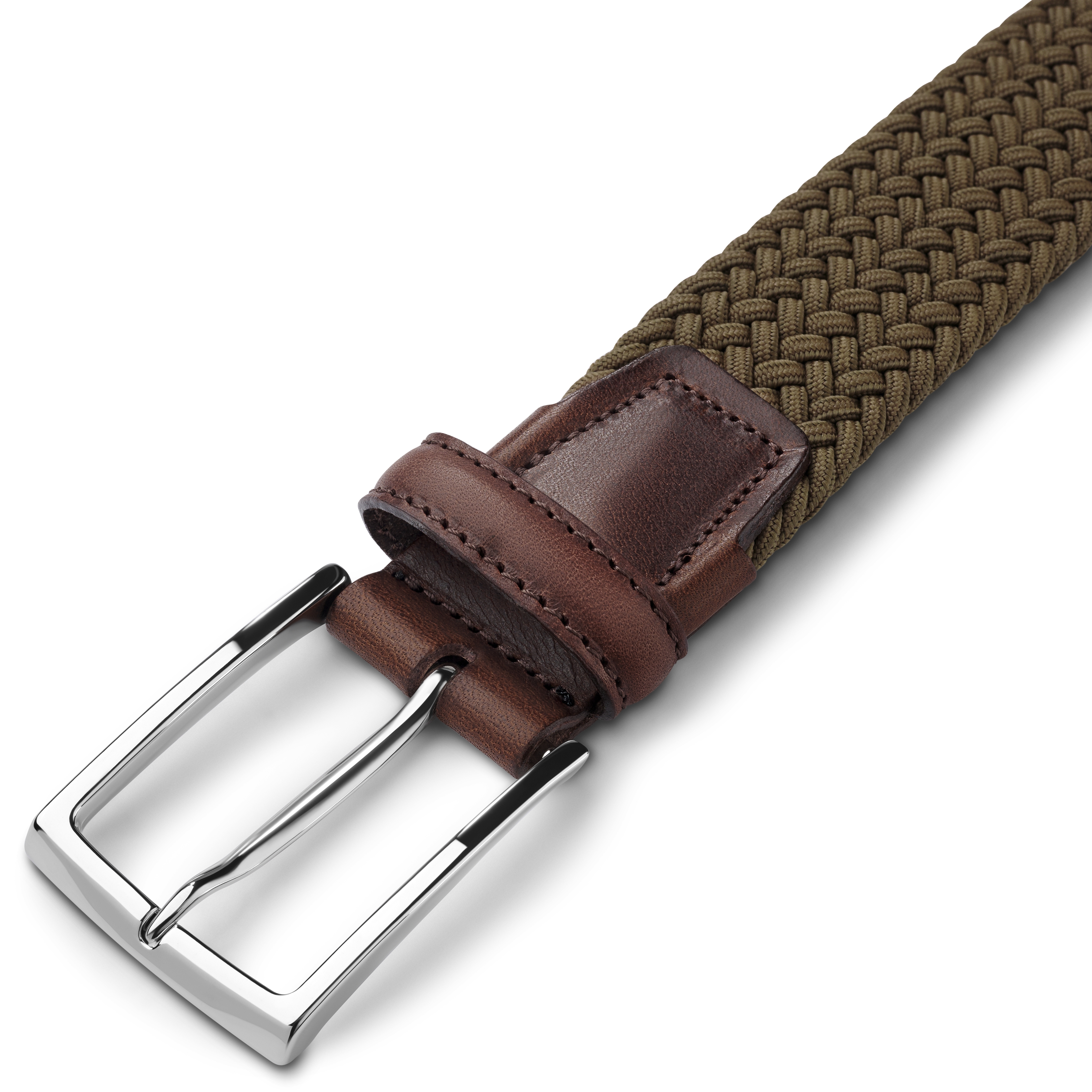 Vincio | Cinturón elástico caqui - 3