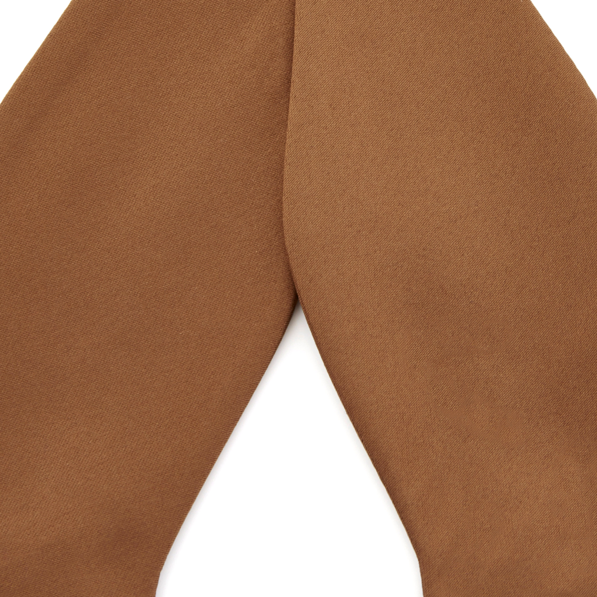 Noeud papillon classique à nouer marron clair - 2