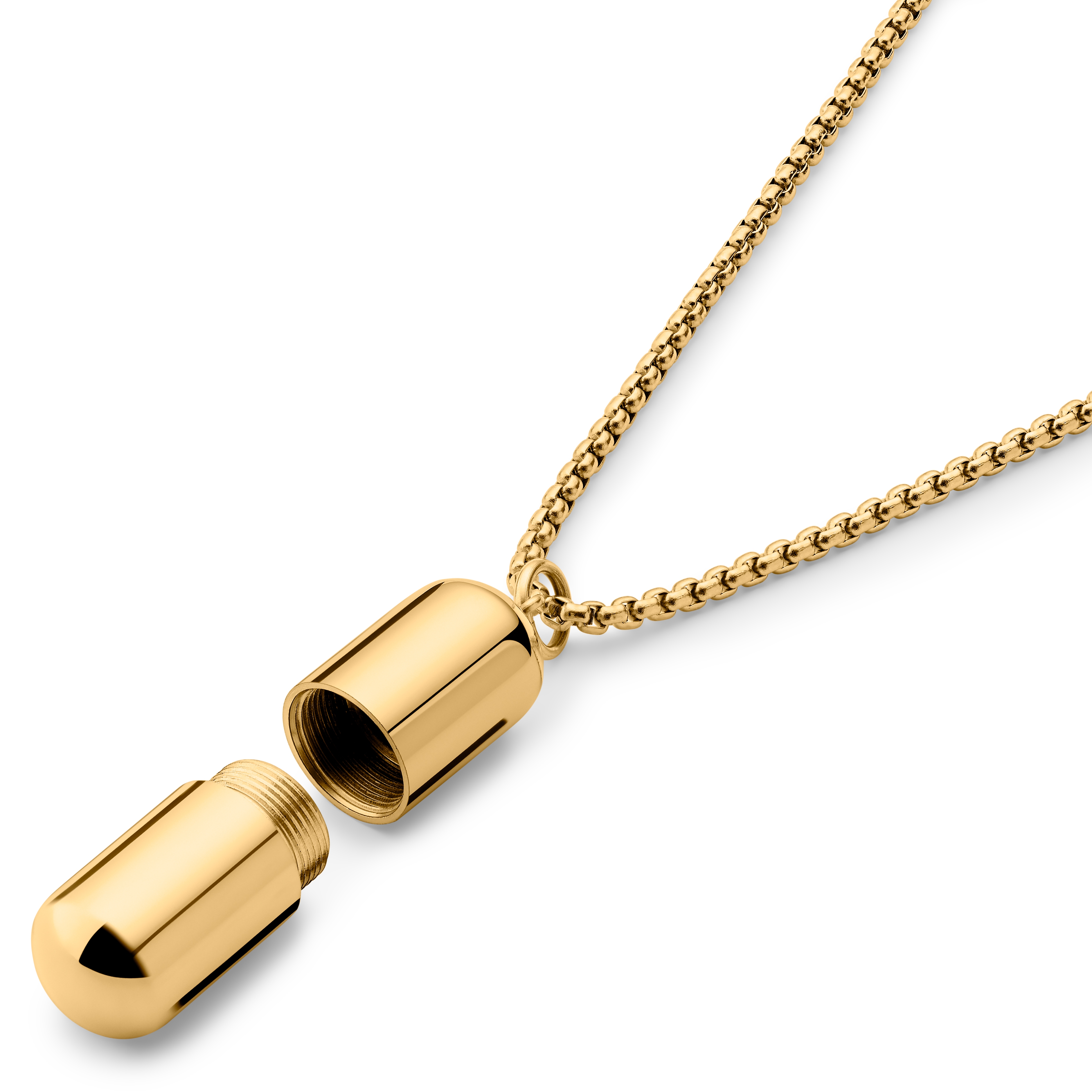 Egan | Gold-tone Pill Necklace - 6