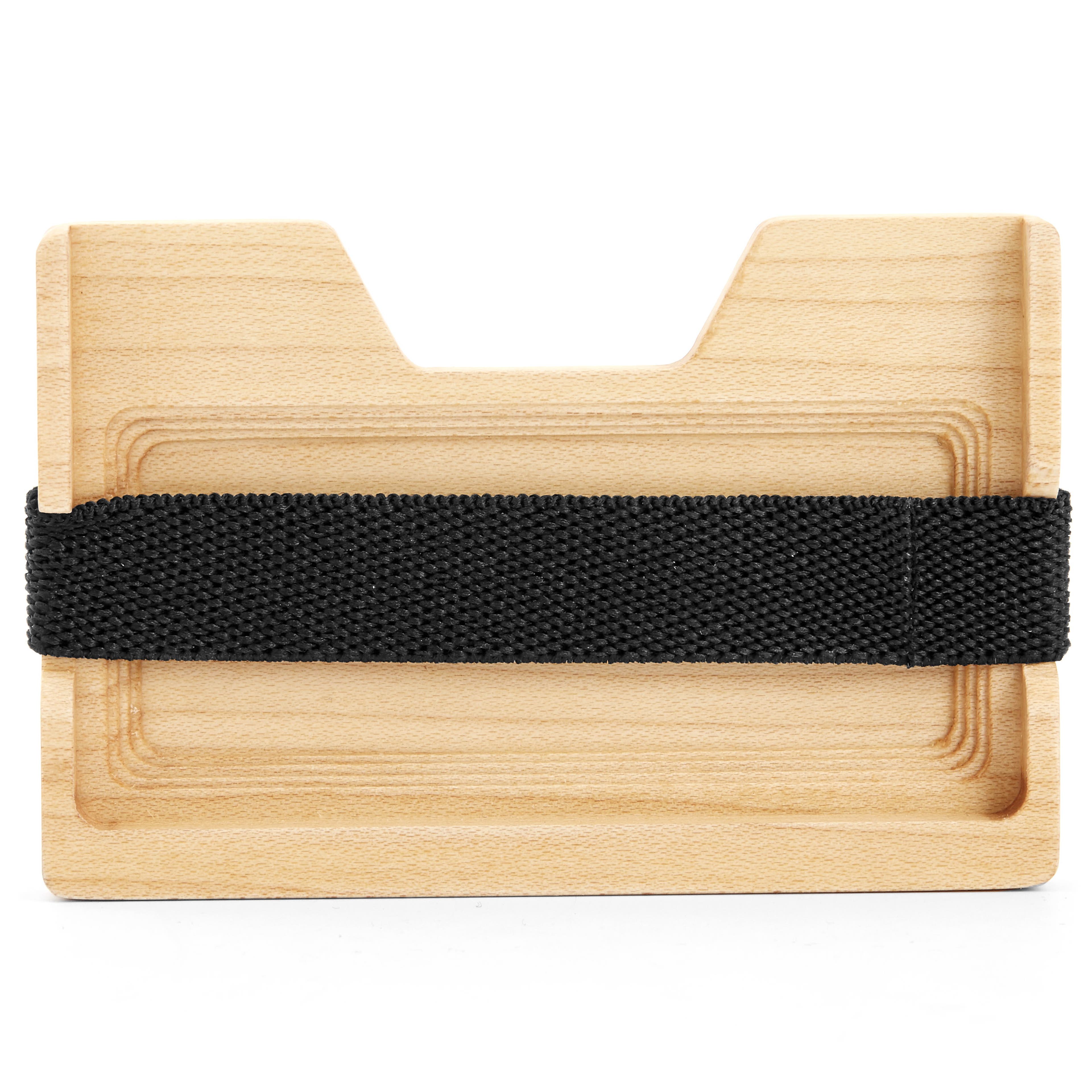 Simple Maple Wood Card Holder