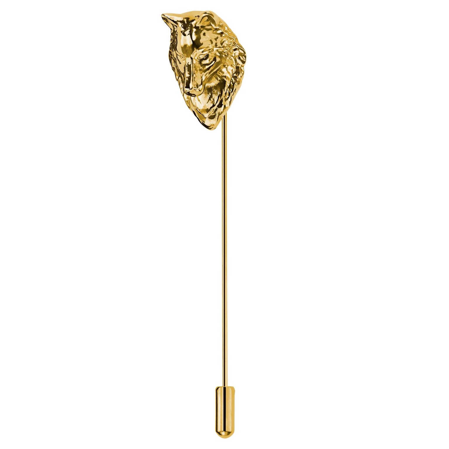 Gold-Tone Wolf Lapel Pin Gold-Tone Wolf Lapel Pin