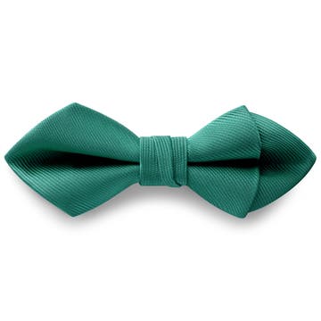 Emerald Green Pre-Tied Grosgrain Diamond Tip Bow Tie Emerald Green Pre-Tied Grosgrain Diamond Tip Bow Tie