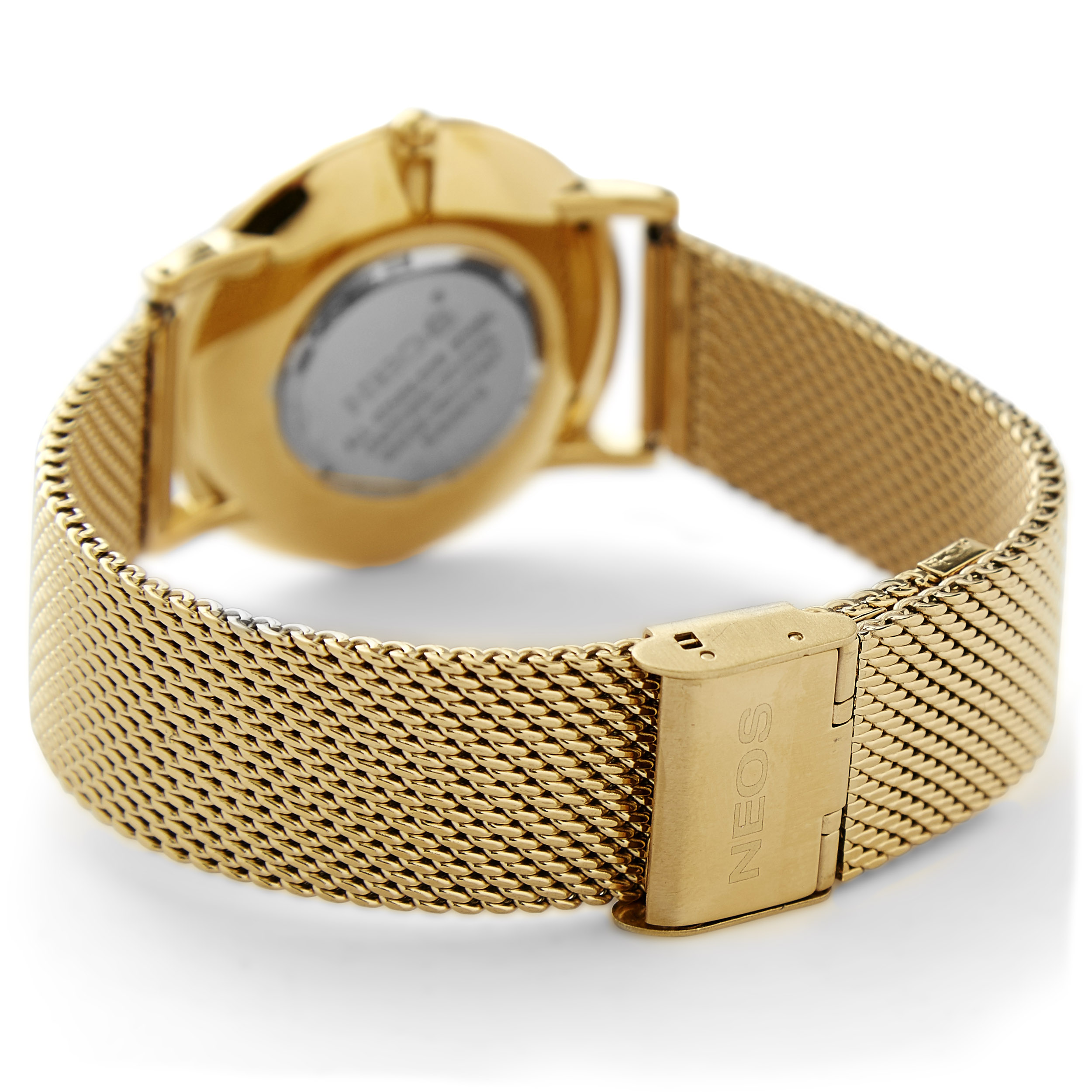 Gouden Romeins Klassiek Horloge van Saffierglas - 4