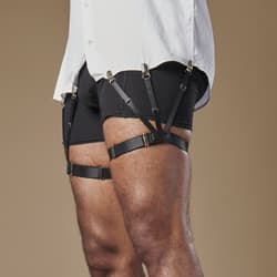 2-Pack Black W Garter-Style Shirt Stays | In stock! | Trendhim 2-Pack Black W Garter-Style Shirt Stays | In stock! | Trendhim