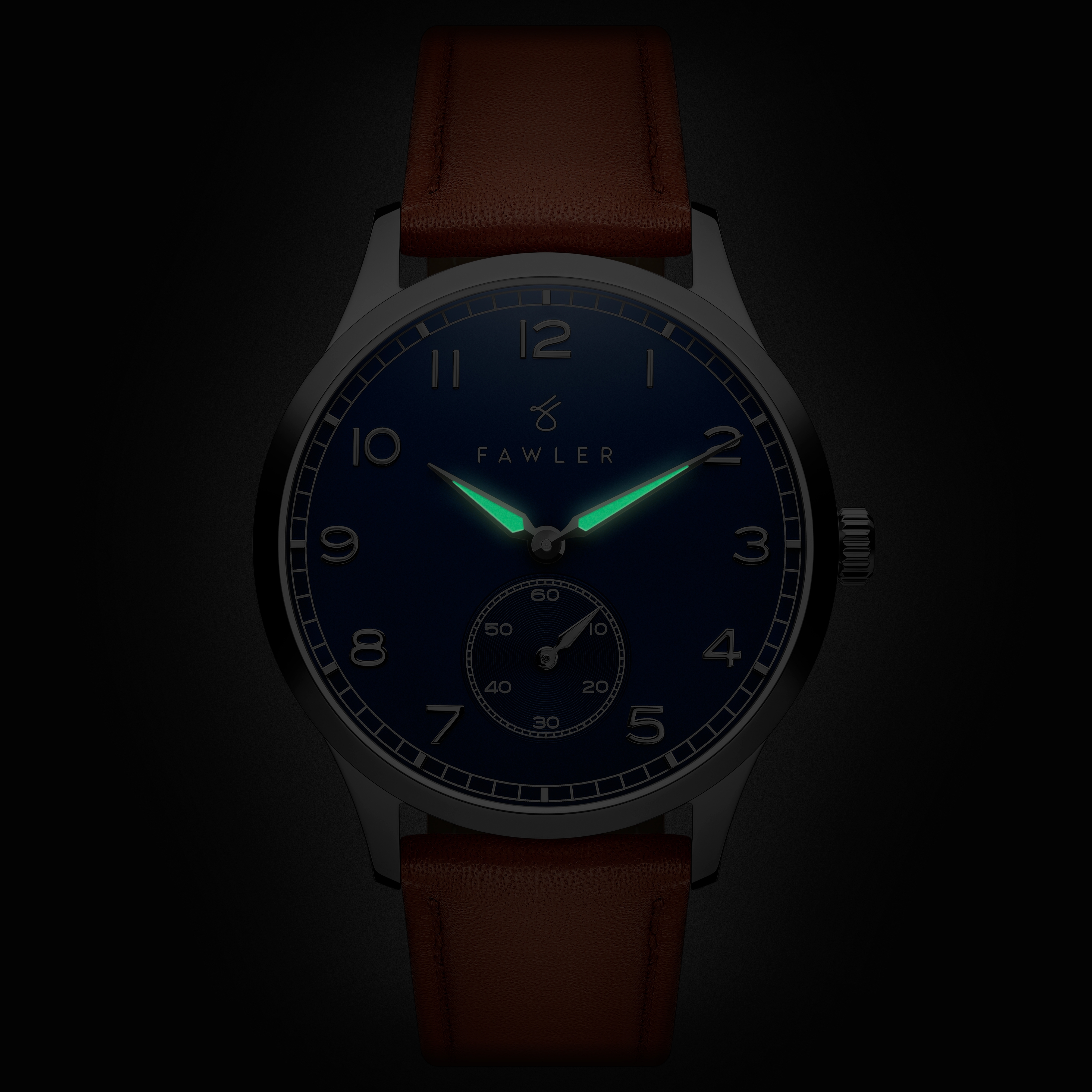 Adrien | Hodinky z nehrdzavejúcej ocele a smaltu v modrej farbe  - 2