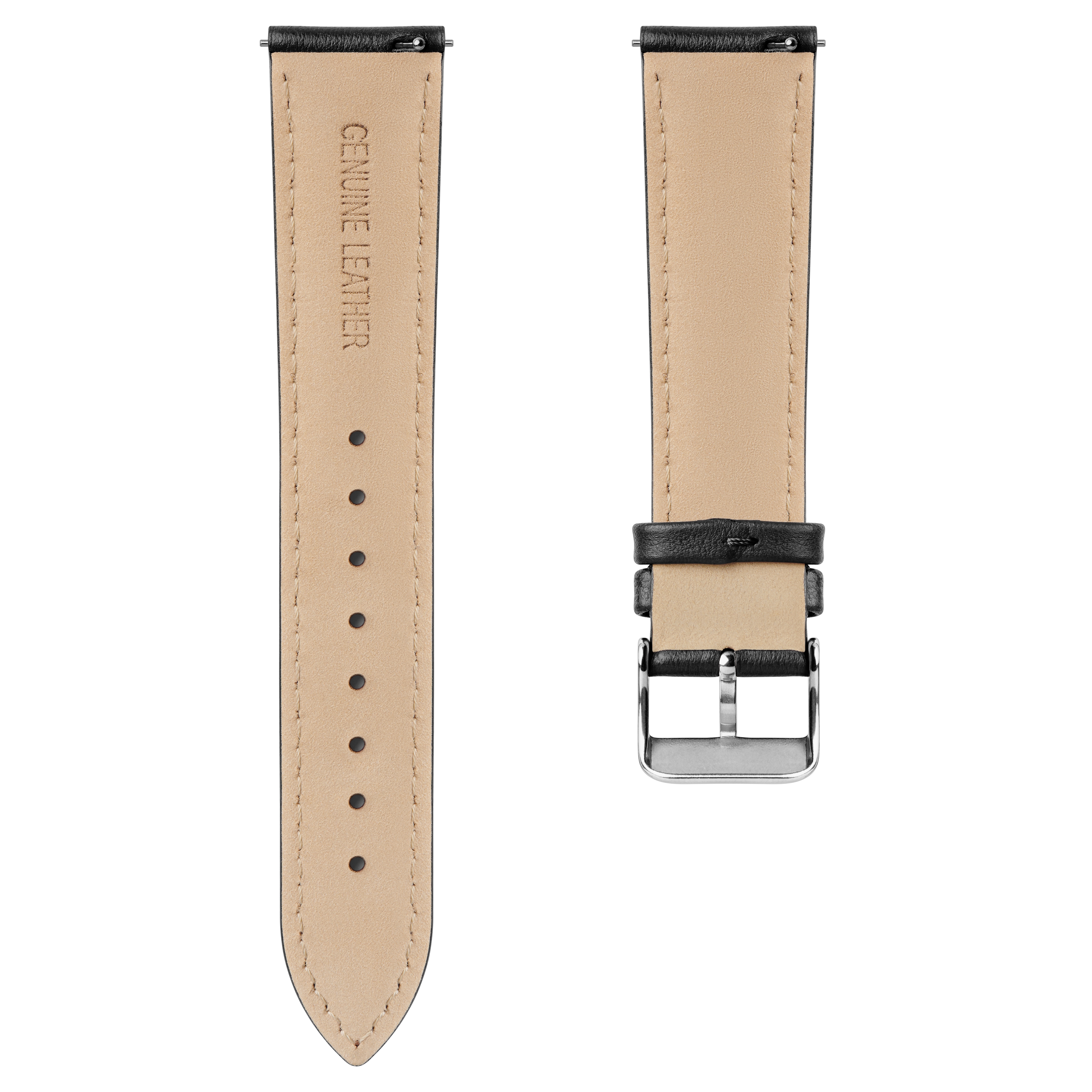 Night Sky | Bracelets en cuir noir à fixation rapide - 4