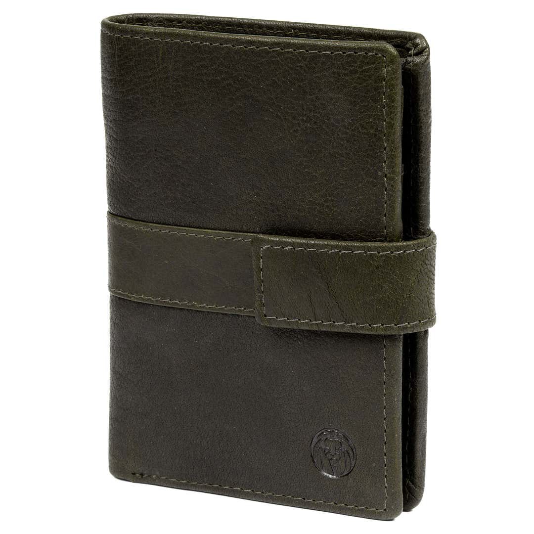 Montreal | Executive Olive RFID Leather Wallet | In stock! | Lucleon