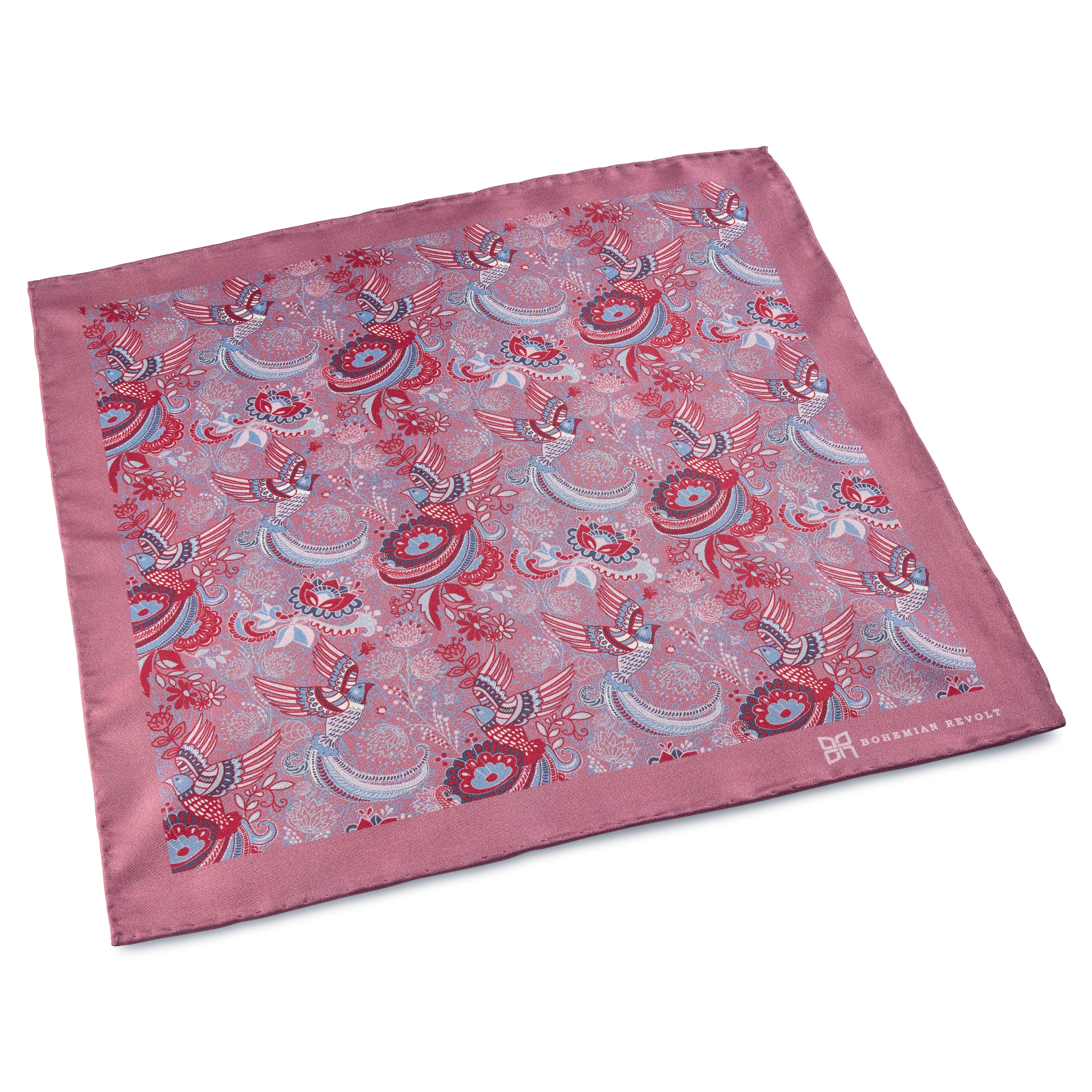 Pochette de costume Boho en soie Bruce  - 2