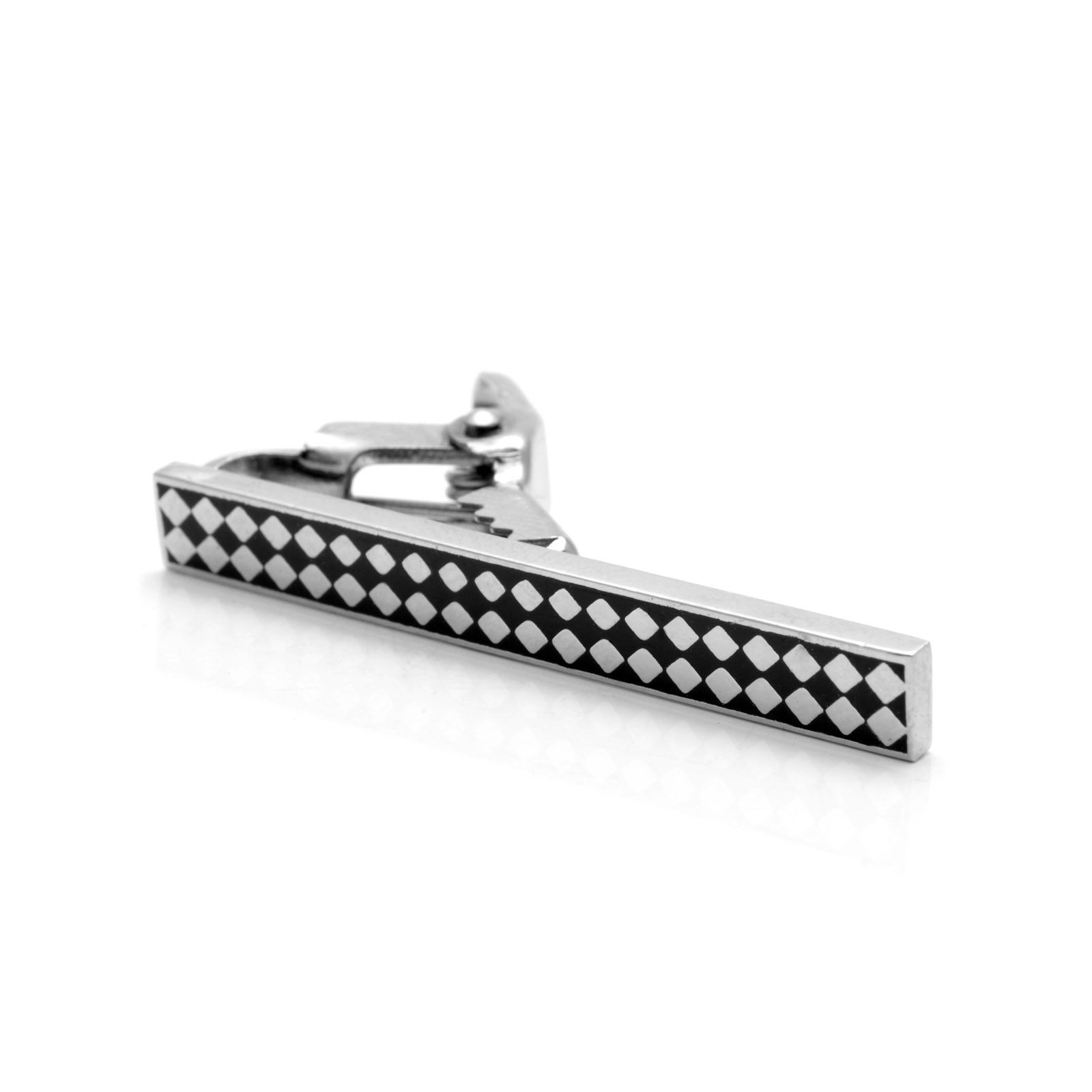 Map Dotted Harlequin Tie Clip - 2