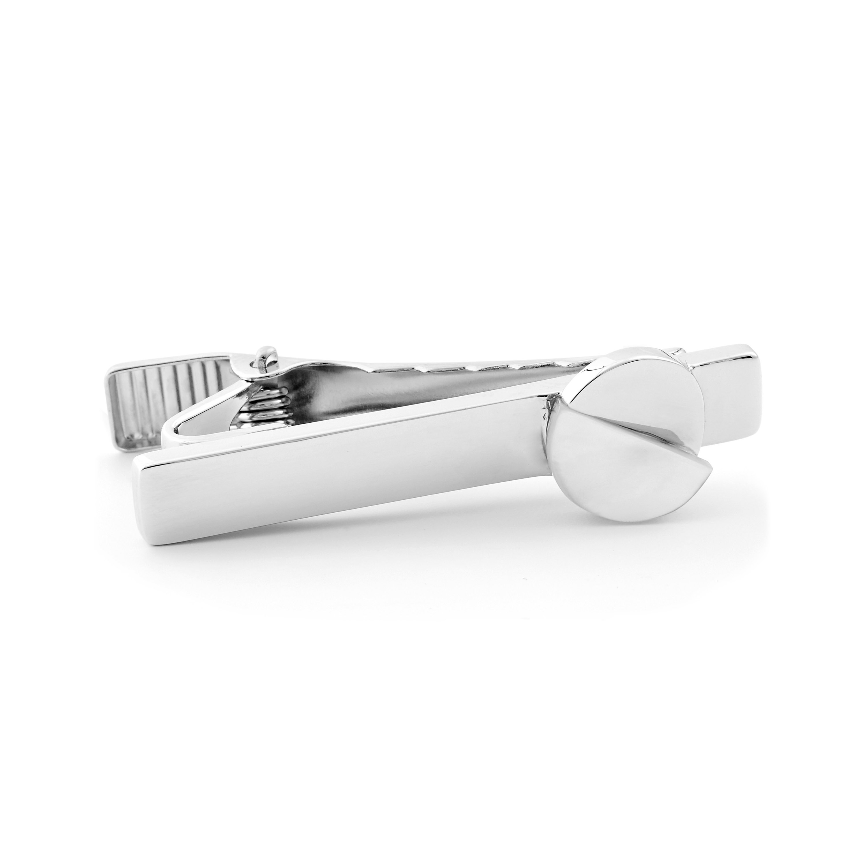 Harmoni Kort 925s Sølv Slipsklype - 1