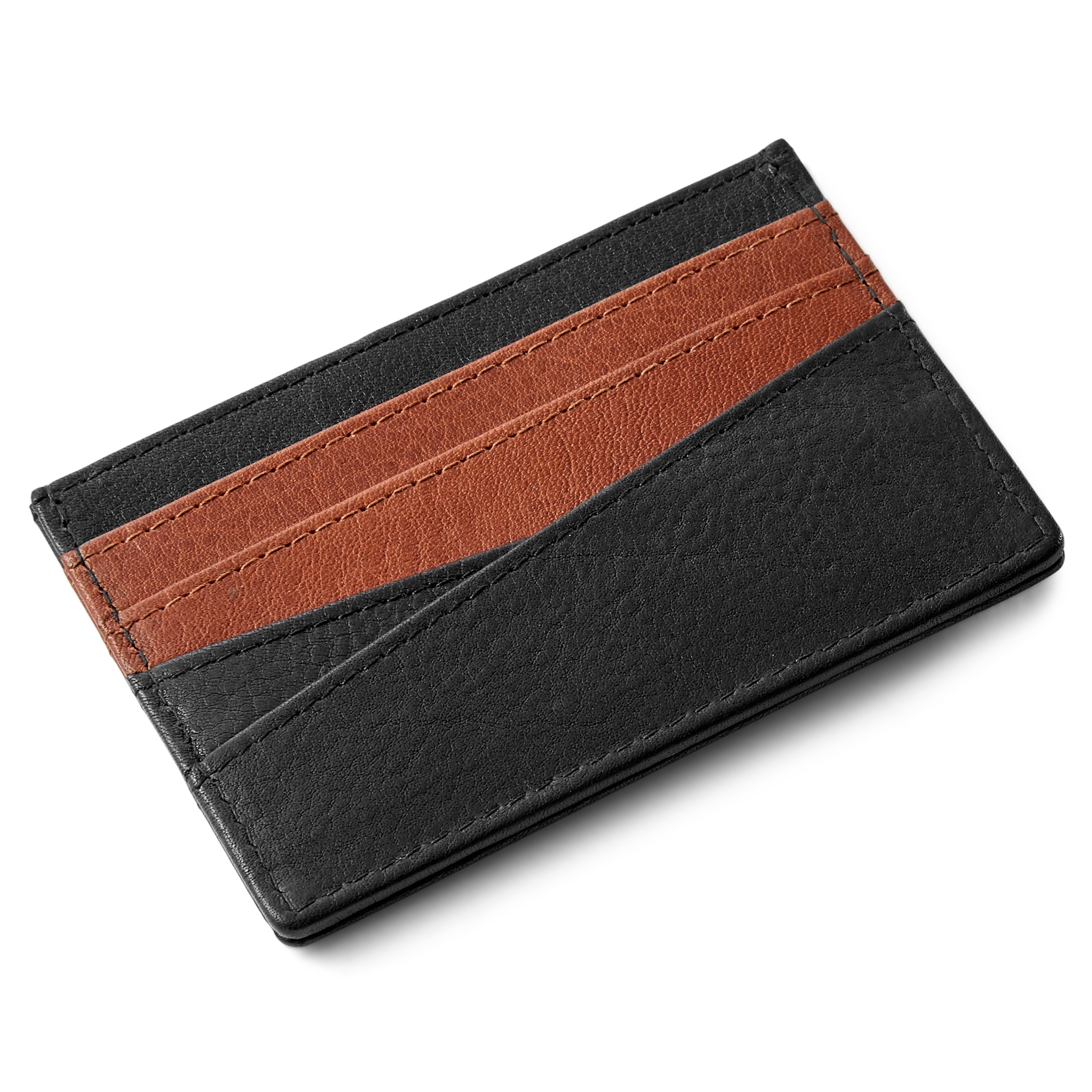 Porte-cartes Lacey en cuir noir anti-RFID - 6