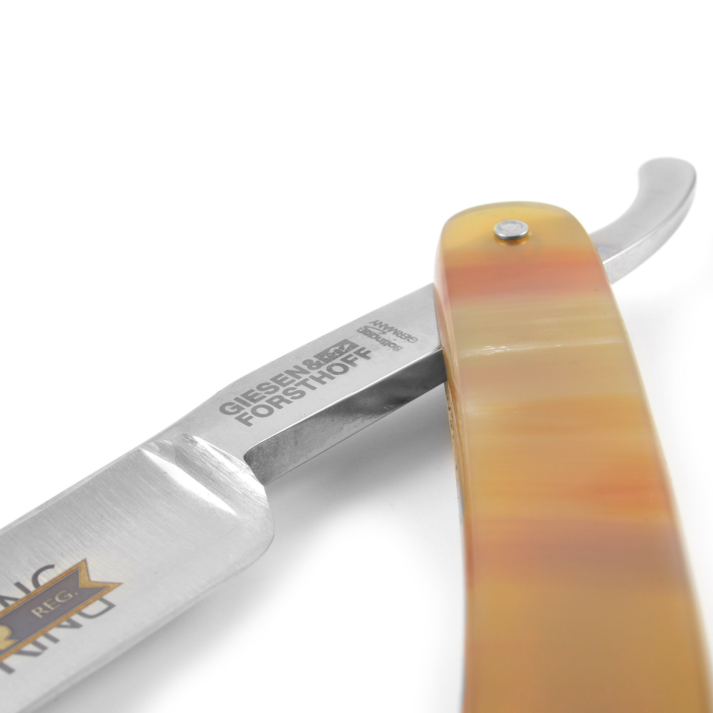 Ægte Horn 5/8 Timor Barberkniv - 8