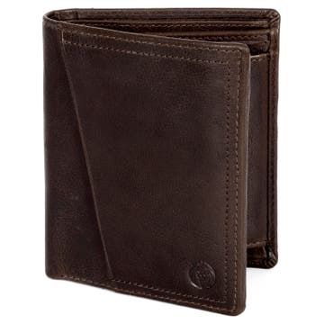 Montreal | Rustic Brown RFID Leather Wallet