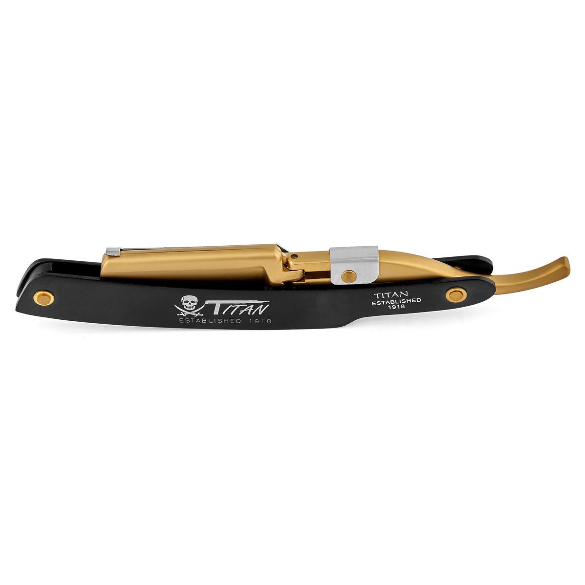 Gold-Tone Straight Razor for Disposable Blades | In stock! | Titan
