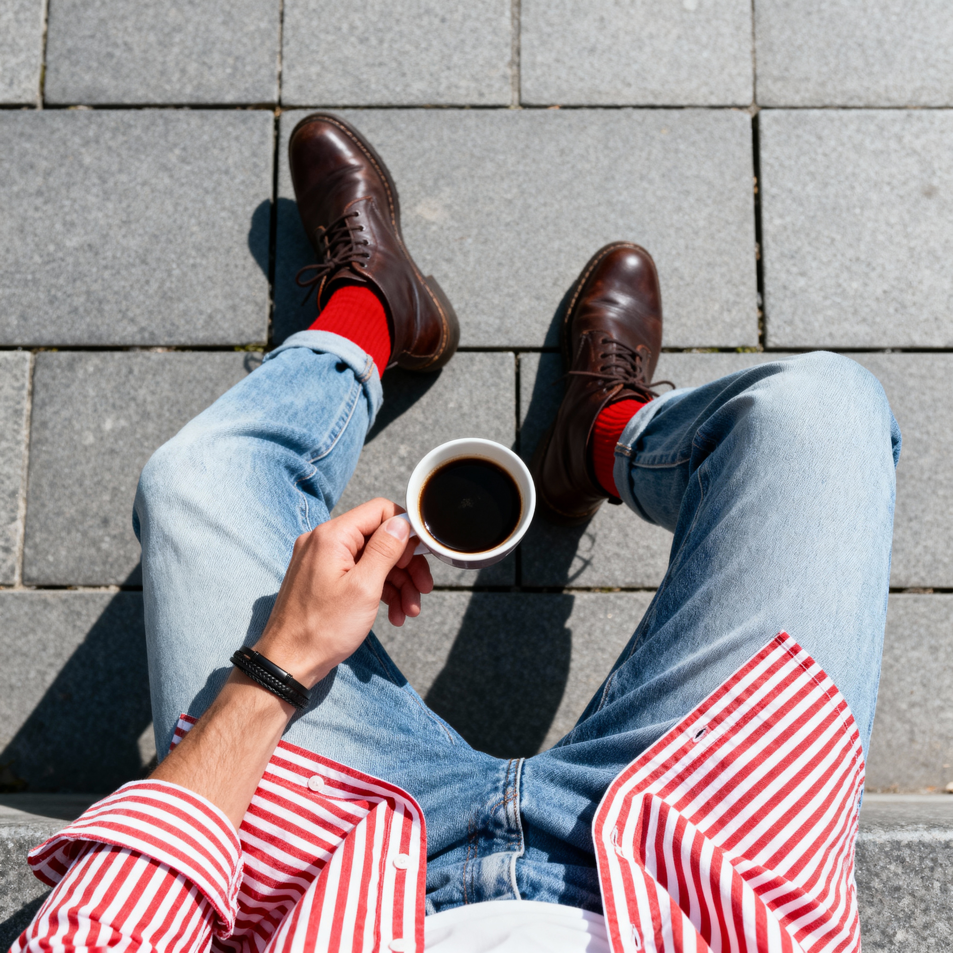 Bracelet d'identification en acier inoxydable noir brossé - 2