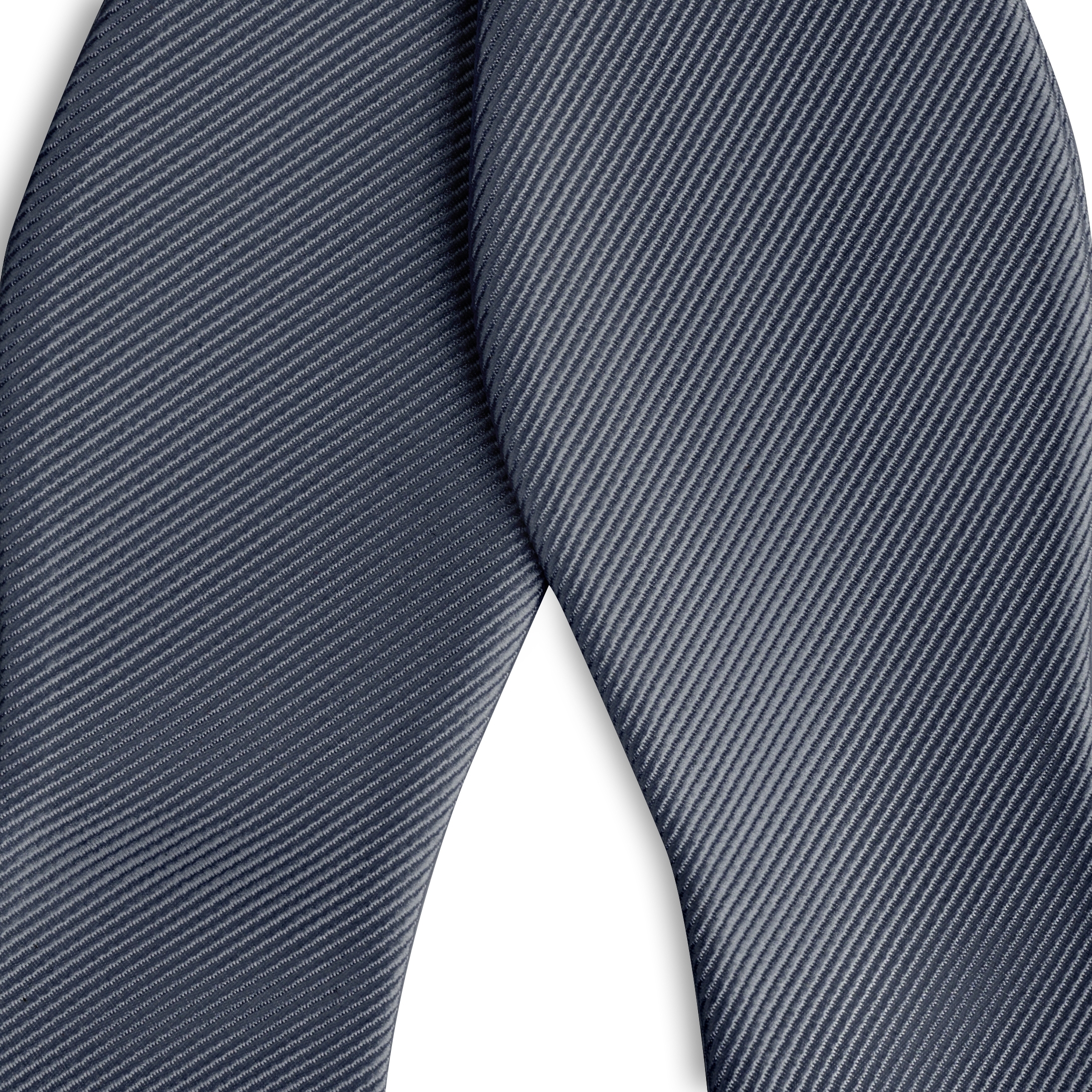 Nœud papillon à nouer couleur graphite à pointe diamant en gros-grain - 2