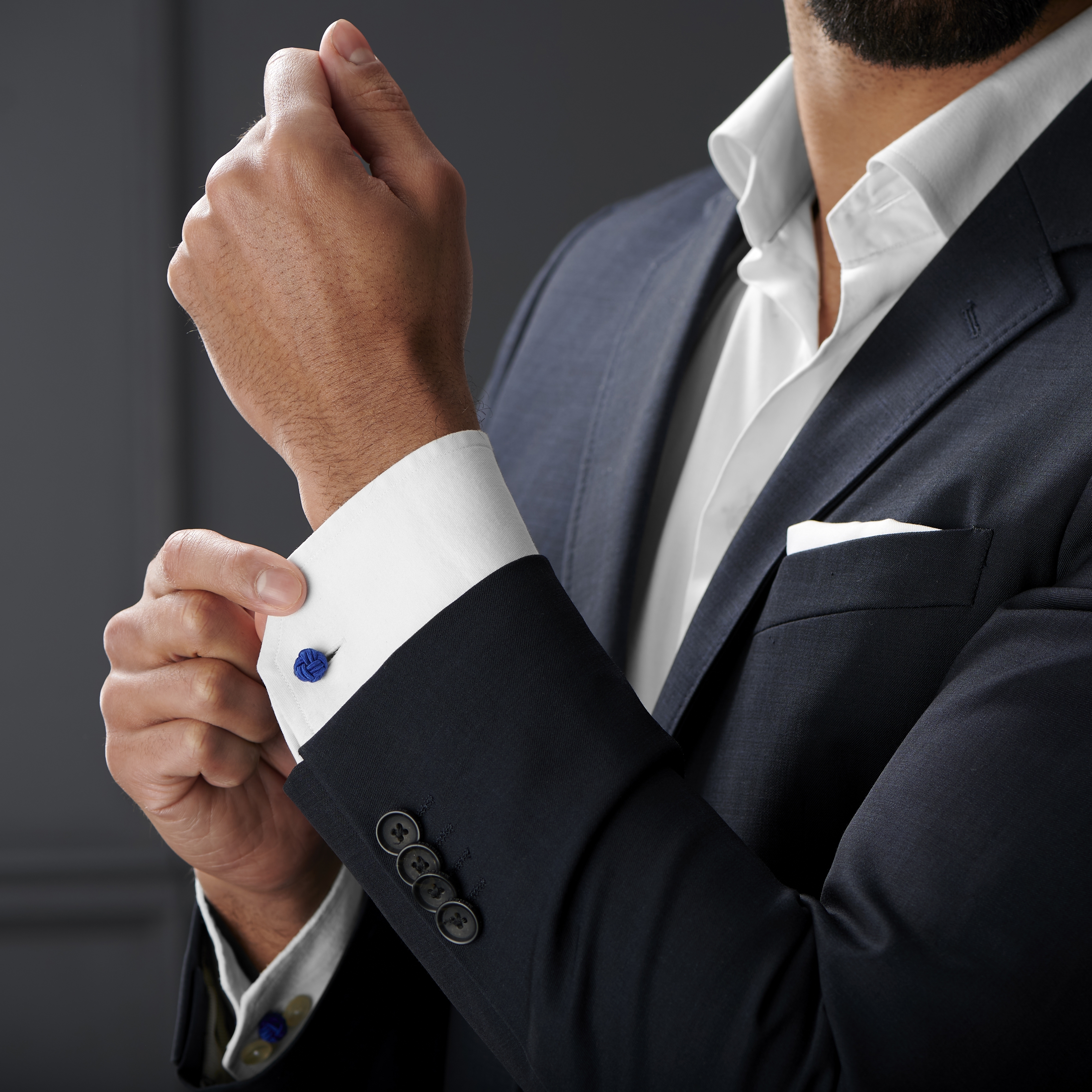 Blue Knot Cufflinks - 4
