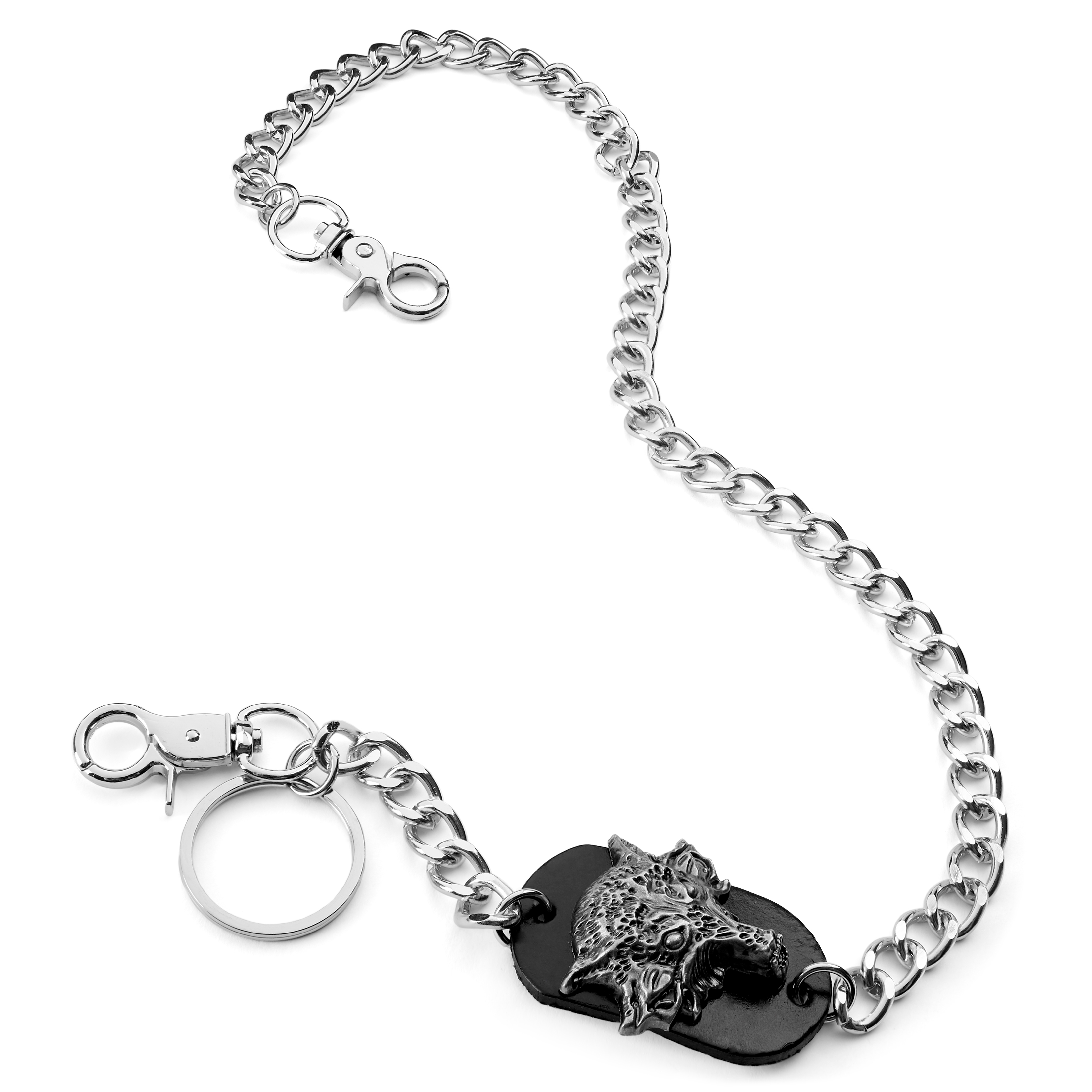 Catena per portafoglio con lupo mannaro - 1