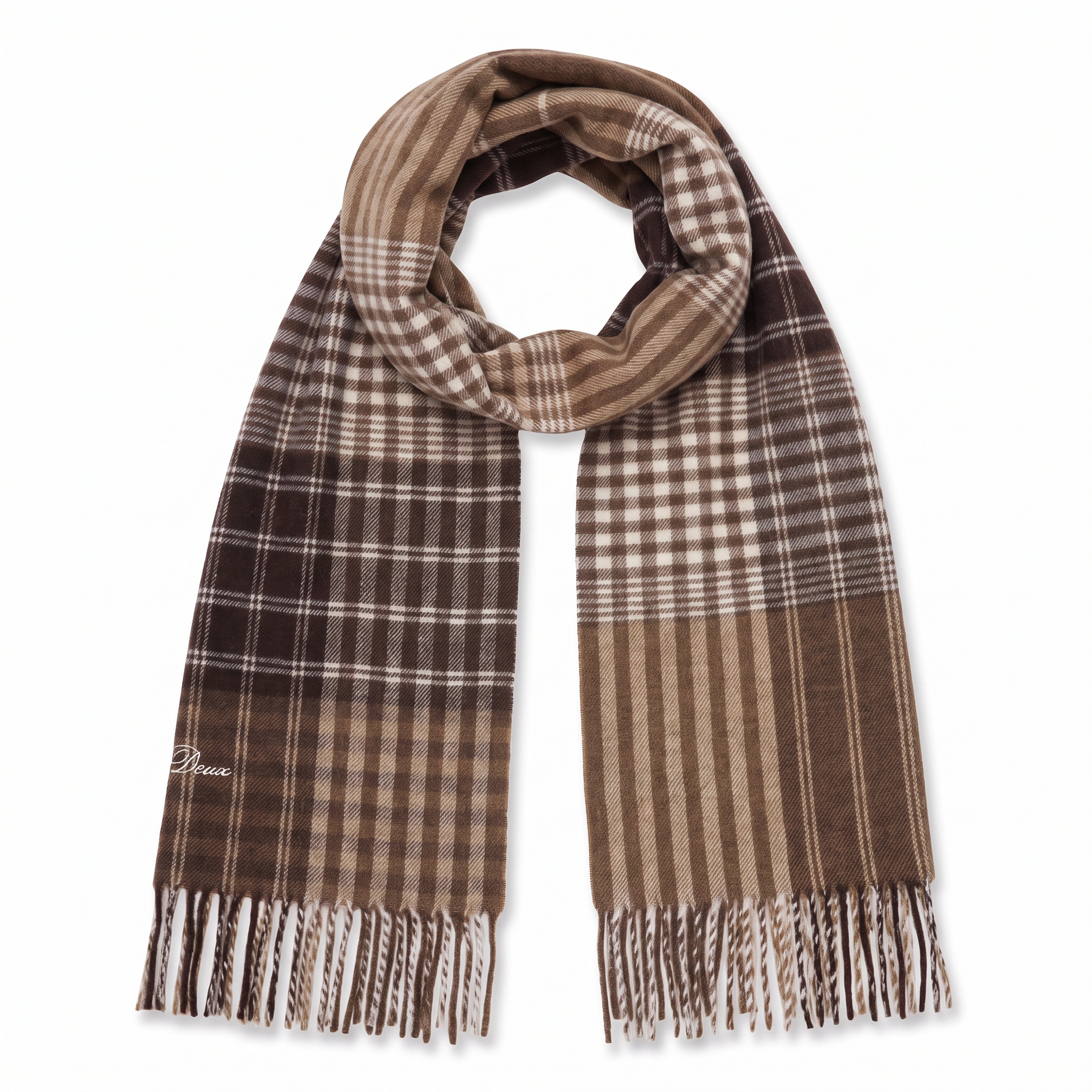 Les Deux | Signature Patchwork Check Scarf