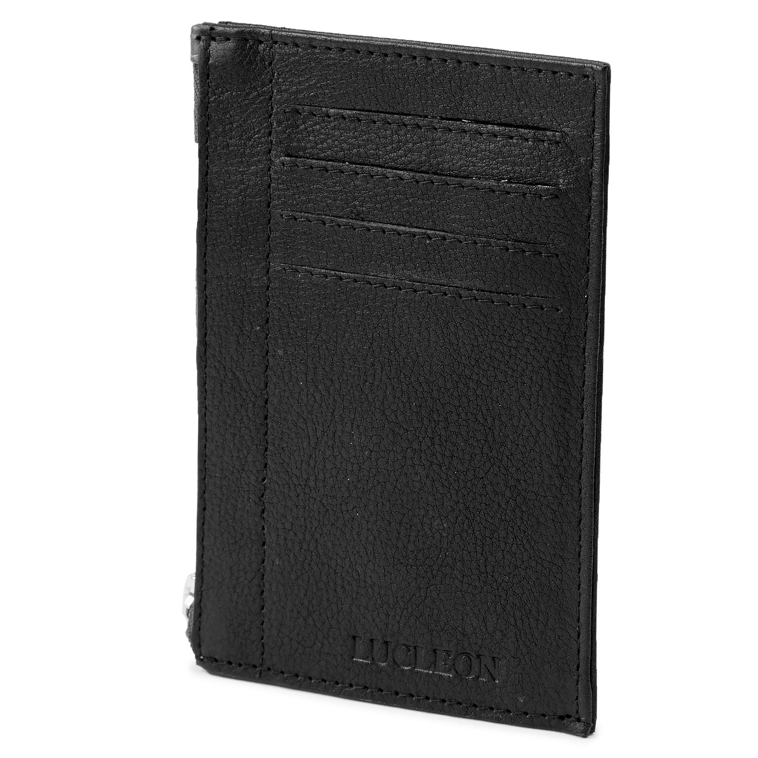 Lemmy Schwarzes Leder RFID Kartenetui Lemmy Schwarzes Leder RFID Kartenetui