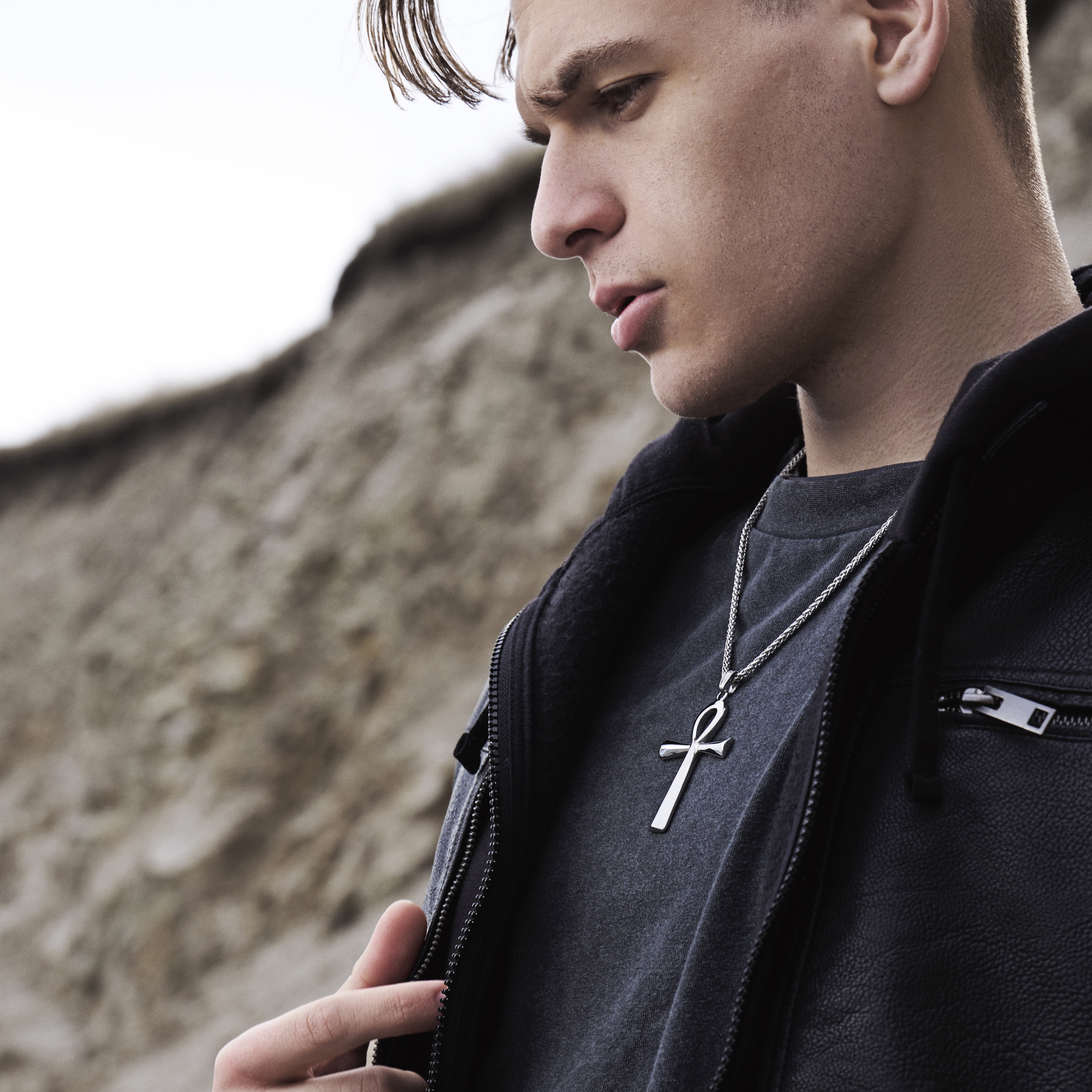 Stalen Ankh Ketting - 5