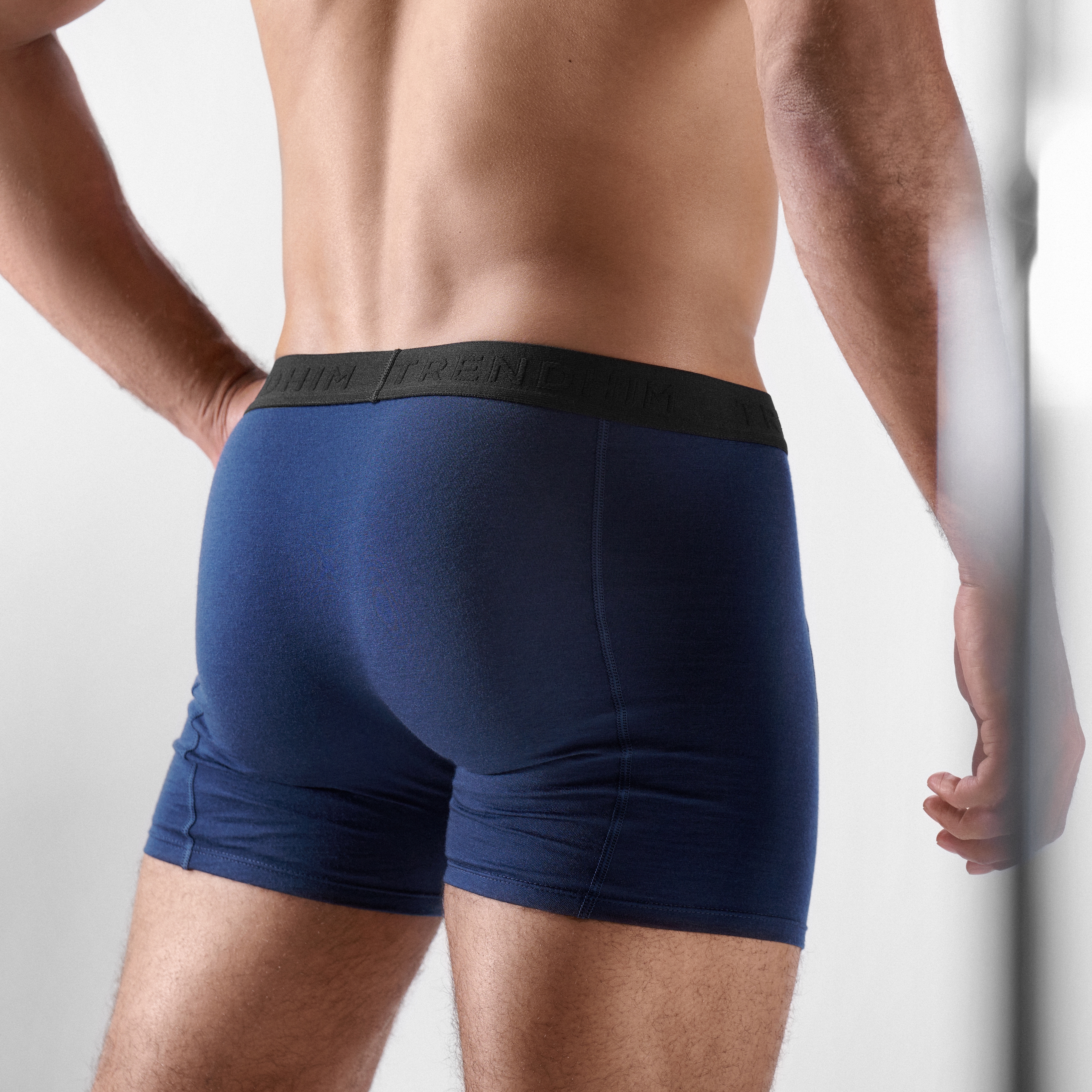 X-Large - FeatherFeel | 3-Pack Royal Blue Merino Wool Boxer Briefs - 5